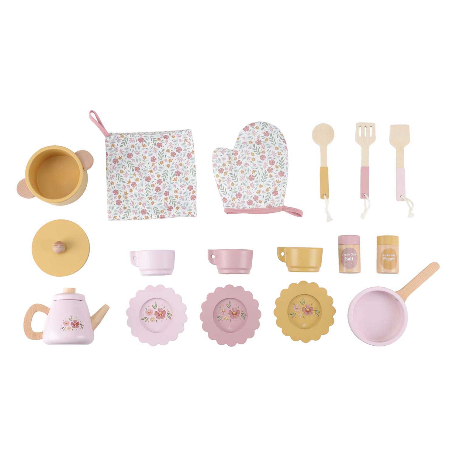 Little Dutch Houten Keuken Roze FSC