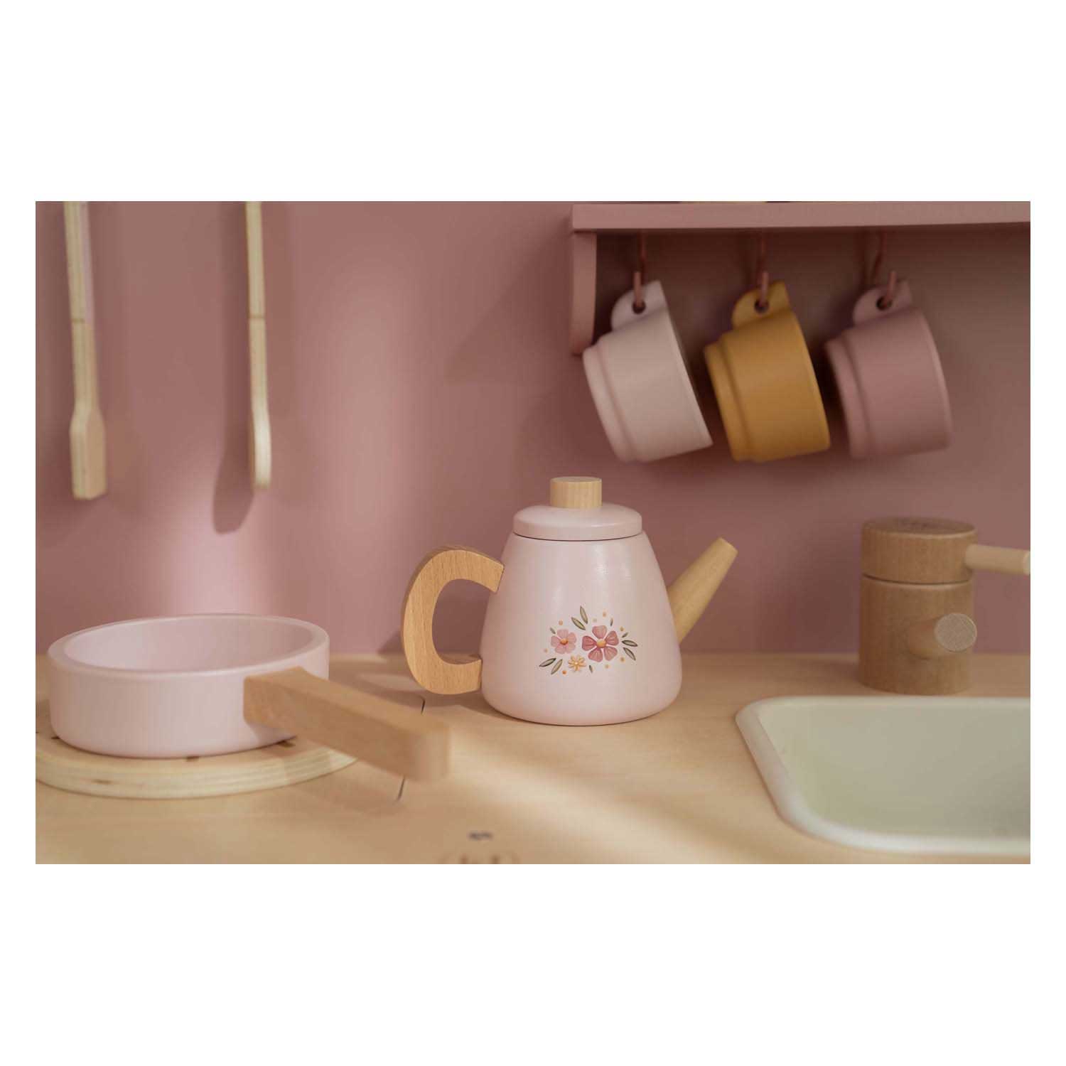 Little Dutch Houten Keuken Roze FSC