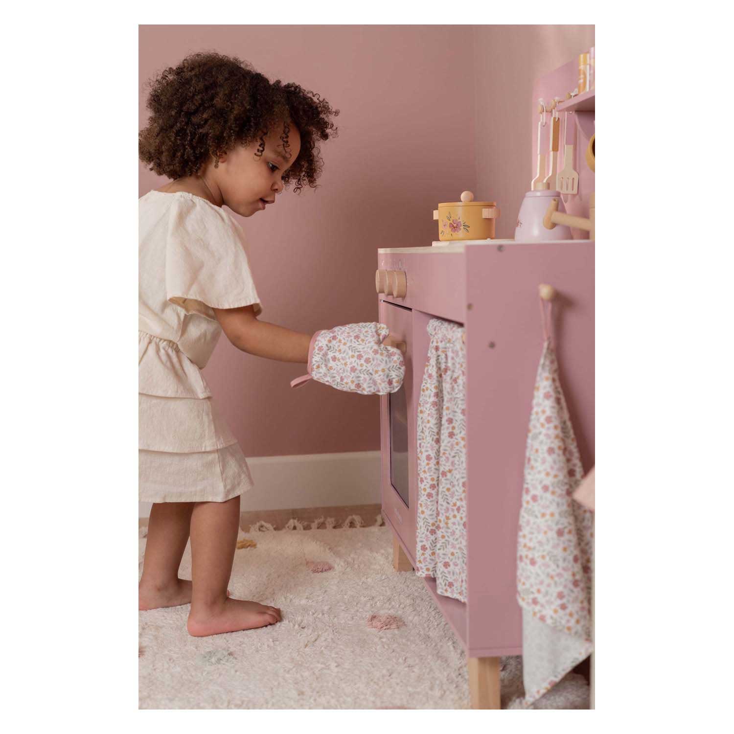 Little Dutch Houten Keuken Roze FSC