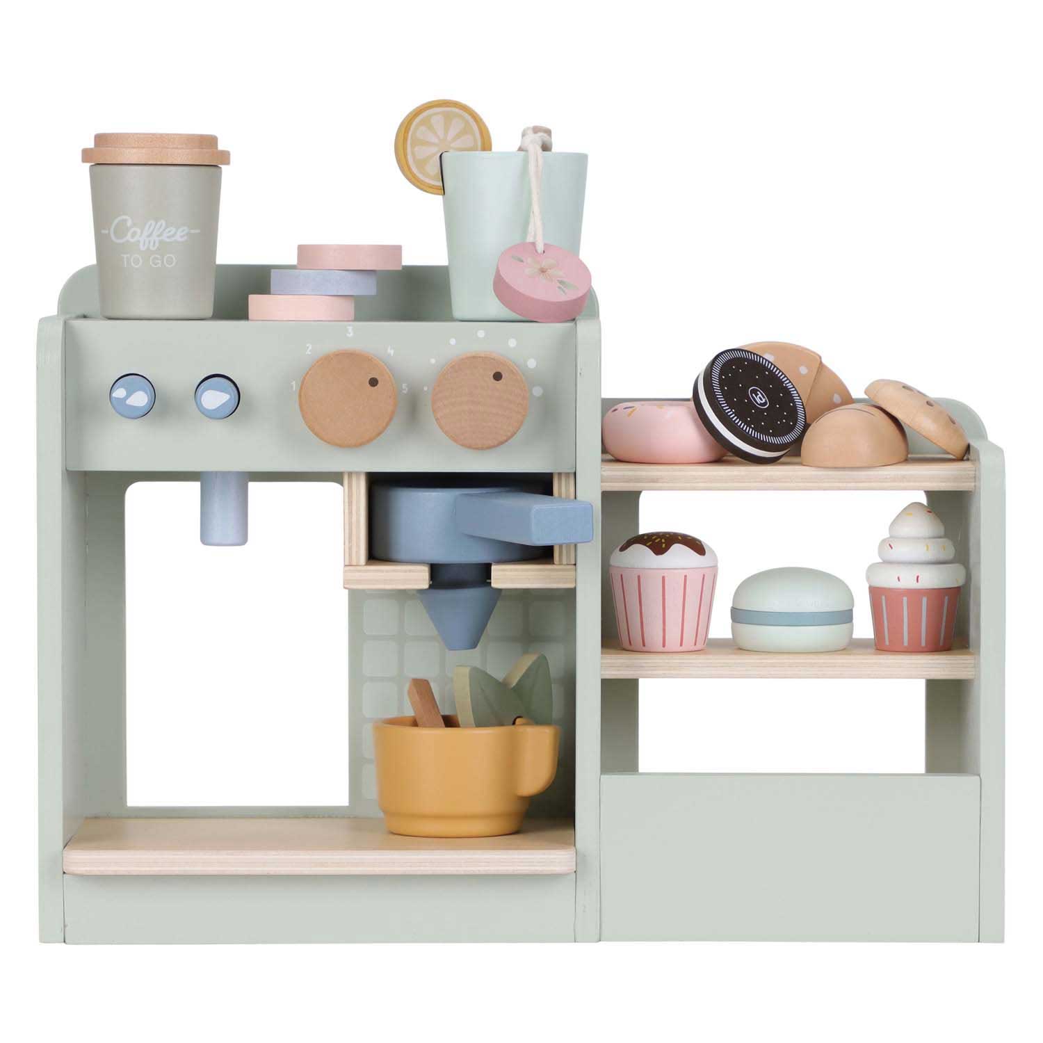 Coin café en bois Little Dutch avec accessoires FSC