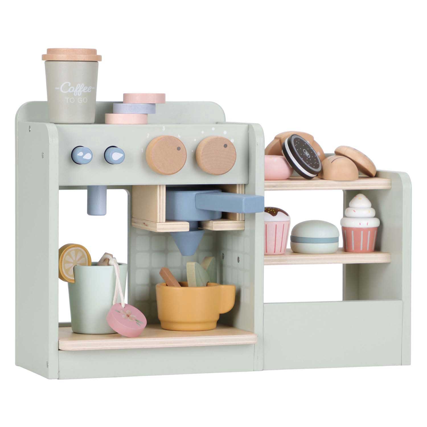 Coin café en bois Little Dutch avec accessoires FSC