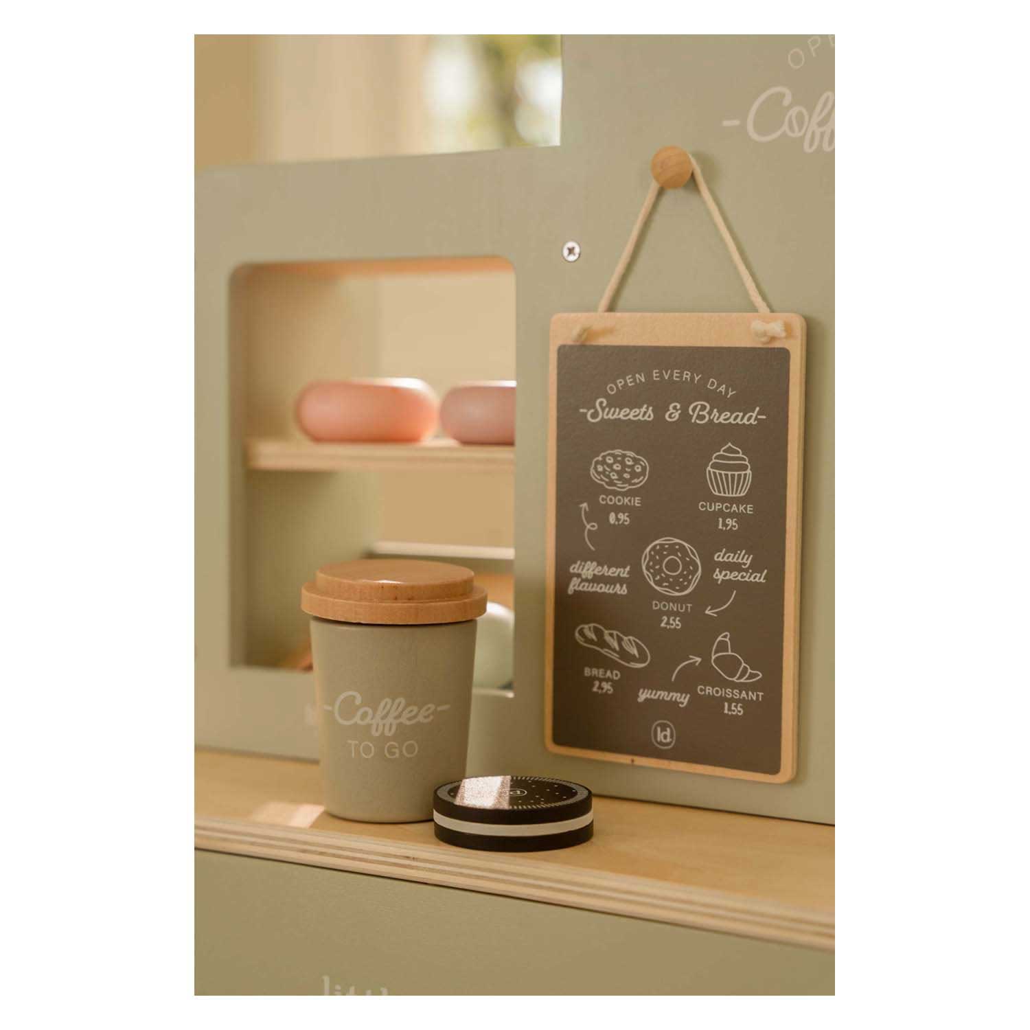 Coin café en bois Little Dutch avec accessoires FSC