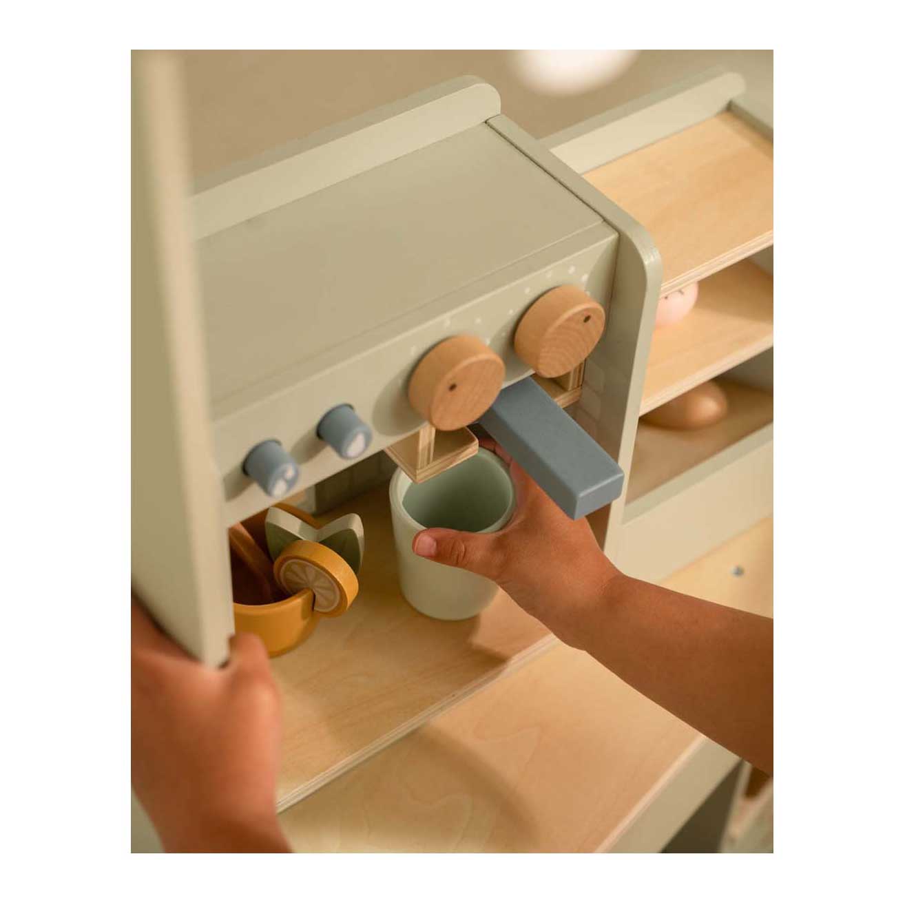 Coin café en bois Little Dutch avec accessoires FSC