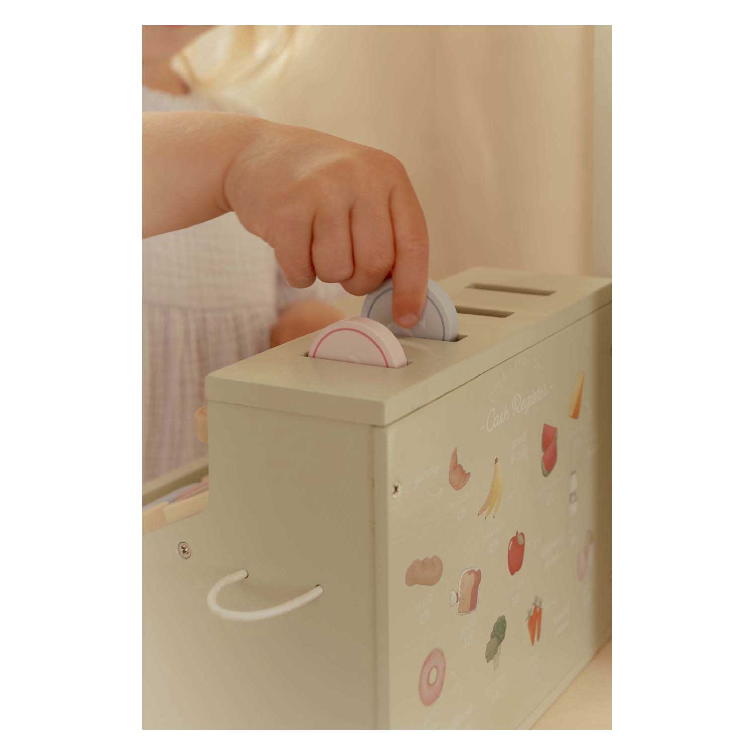 Little Dutch Houten Kassa met Scanner FSC