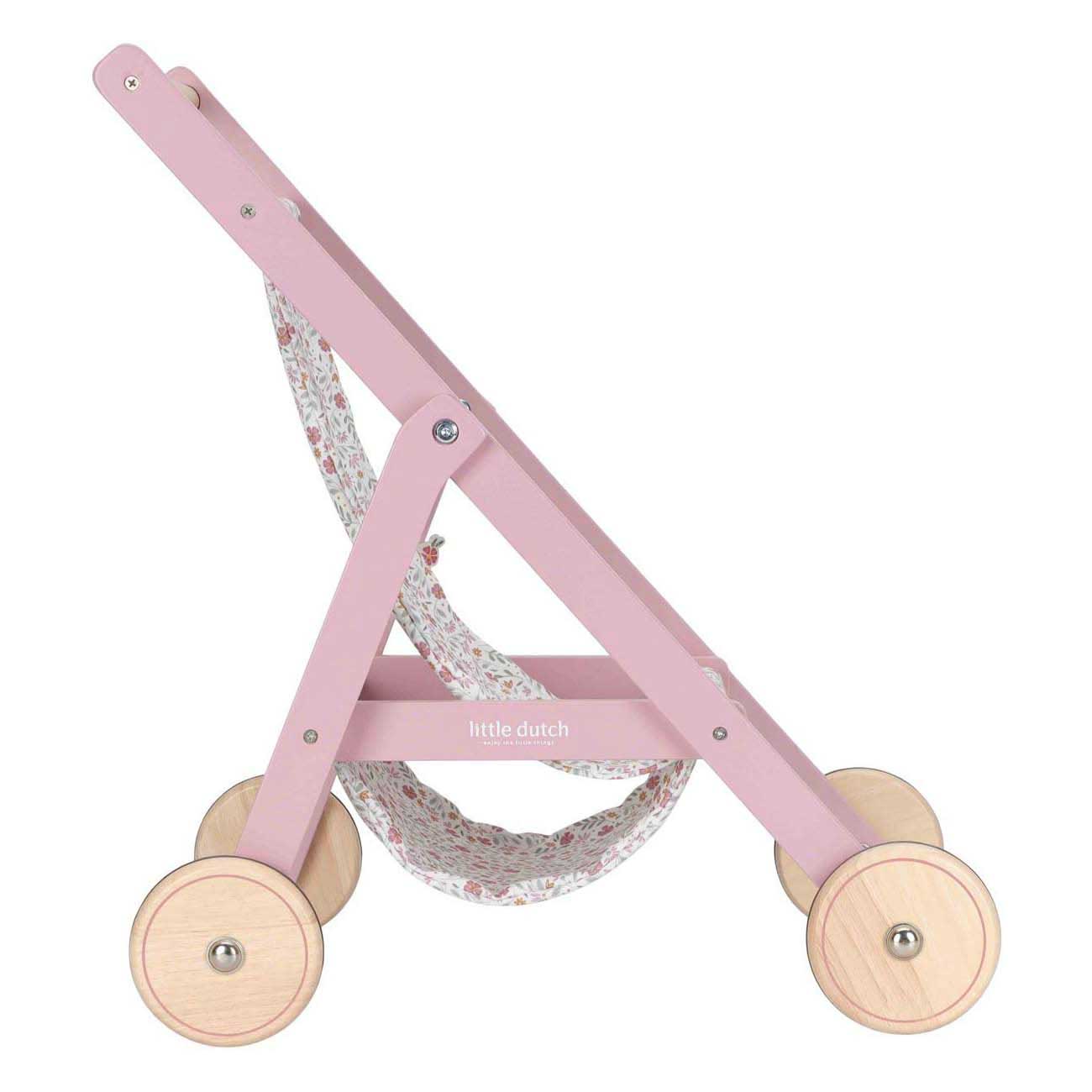 Poussette de poupée en bois Little Dutch FSC