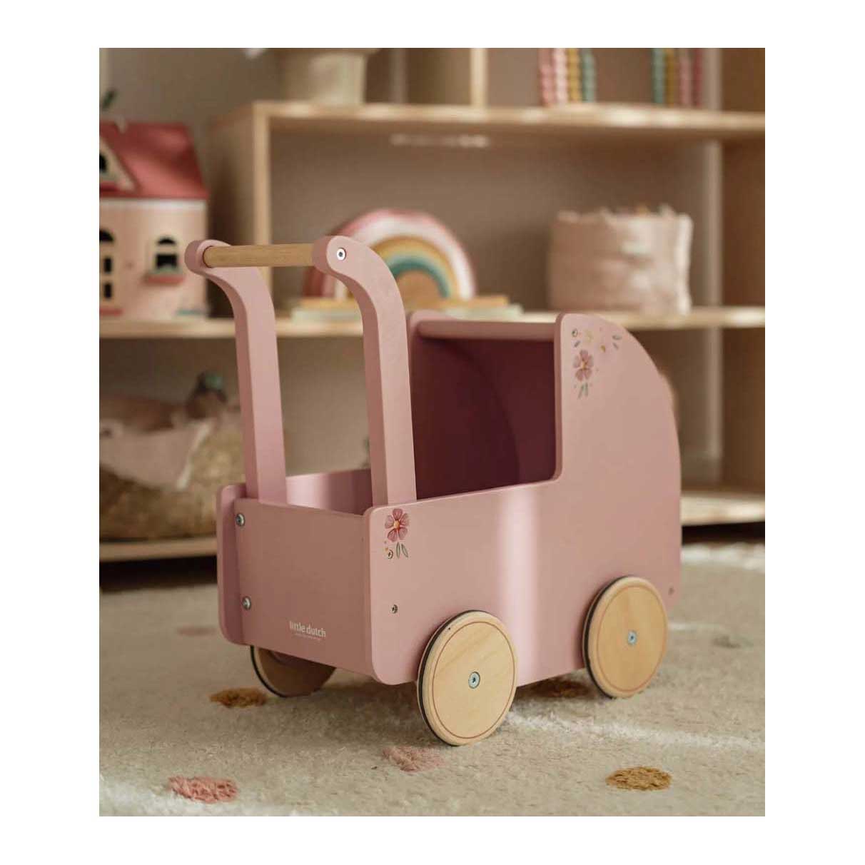 Landau de poupée en bois Little Dutch FSC