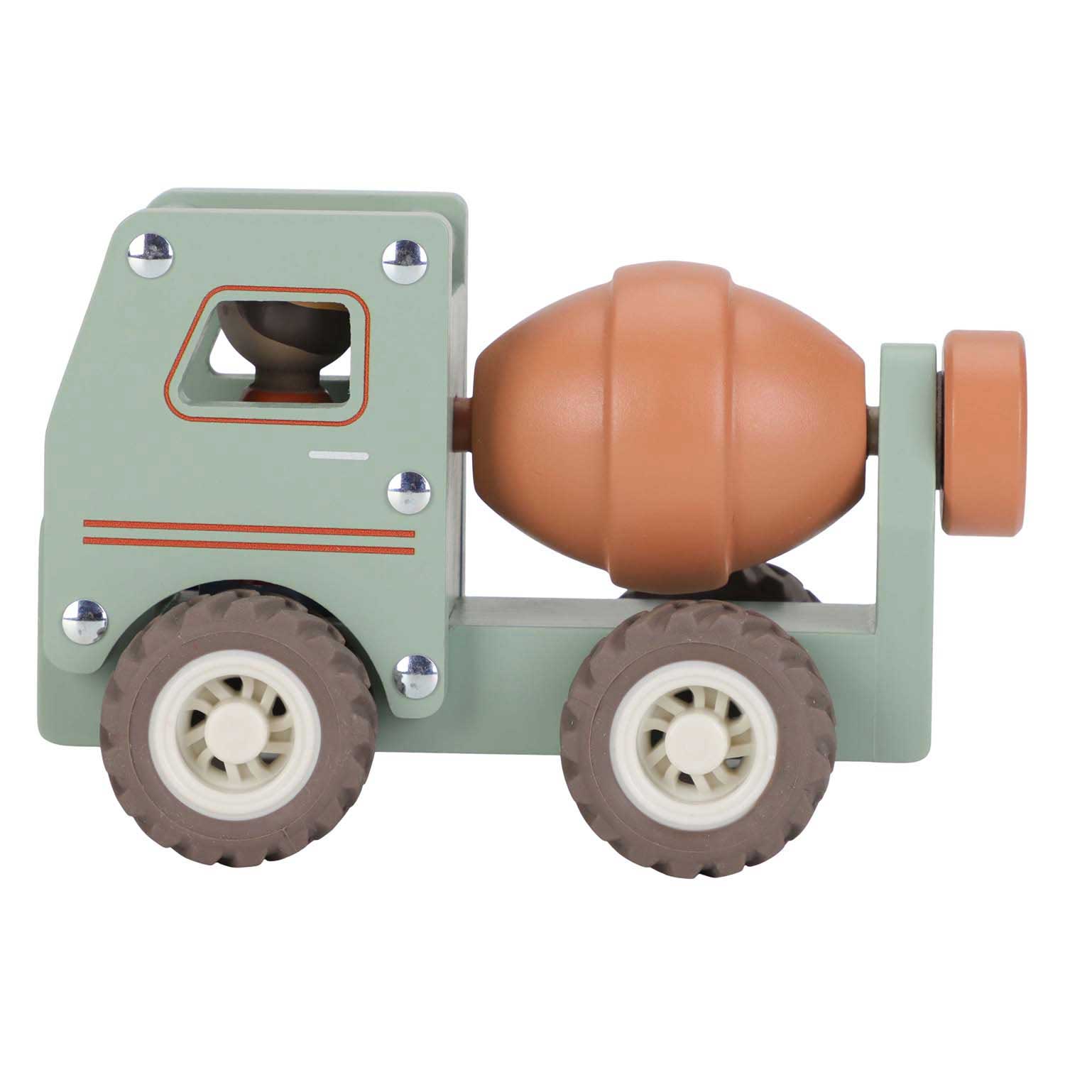 Little Dutch Houten Cementwagen met Poppetje FSC