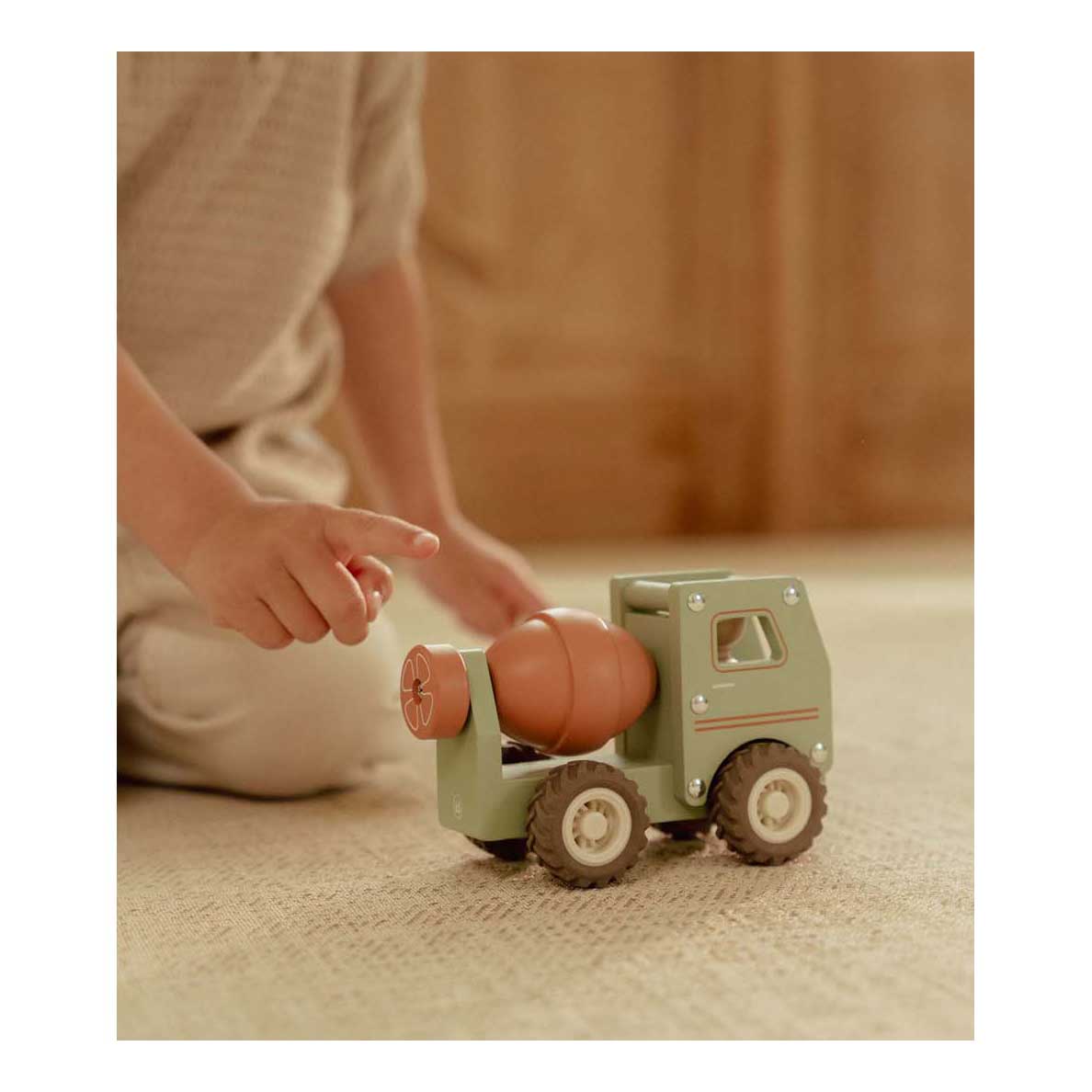Little Dutch Houten Cementwagen met Poppetje FSC