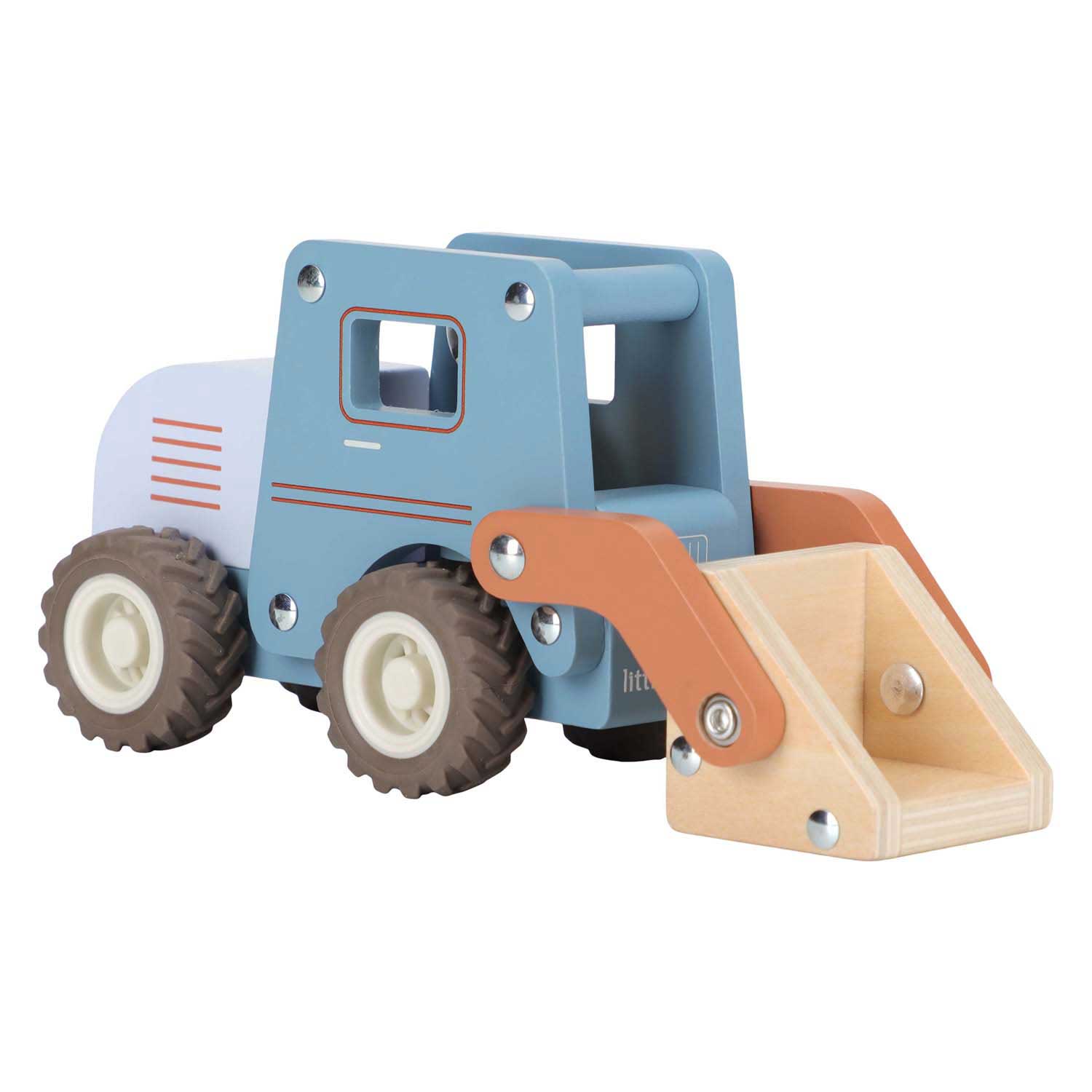 Little Dutch Houten Graafmachine met Poppetje FSC