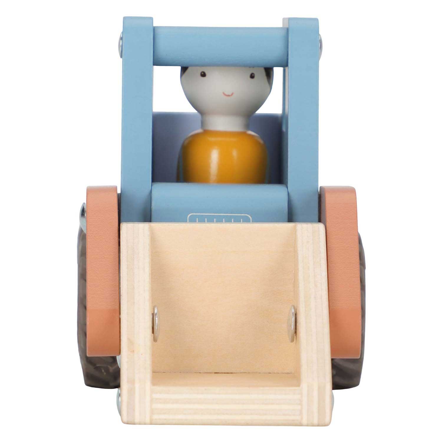 Little Dutch Houten Graafmachine met Poppetje FSC