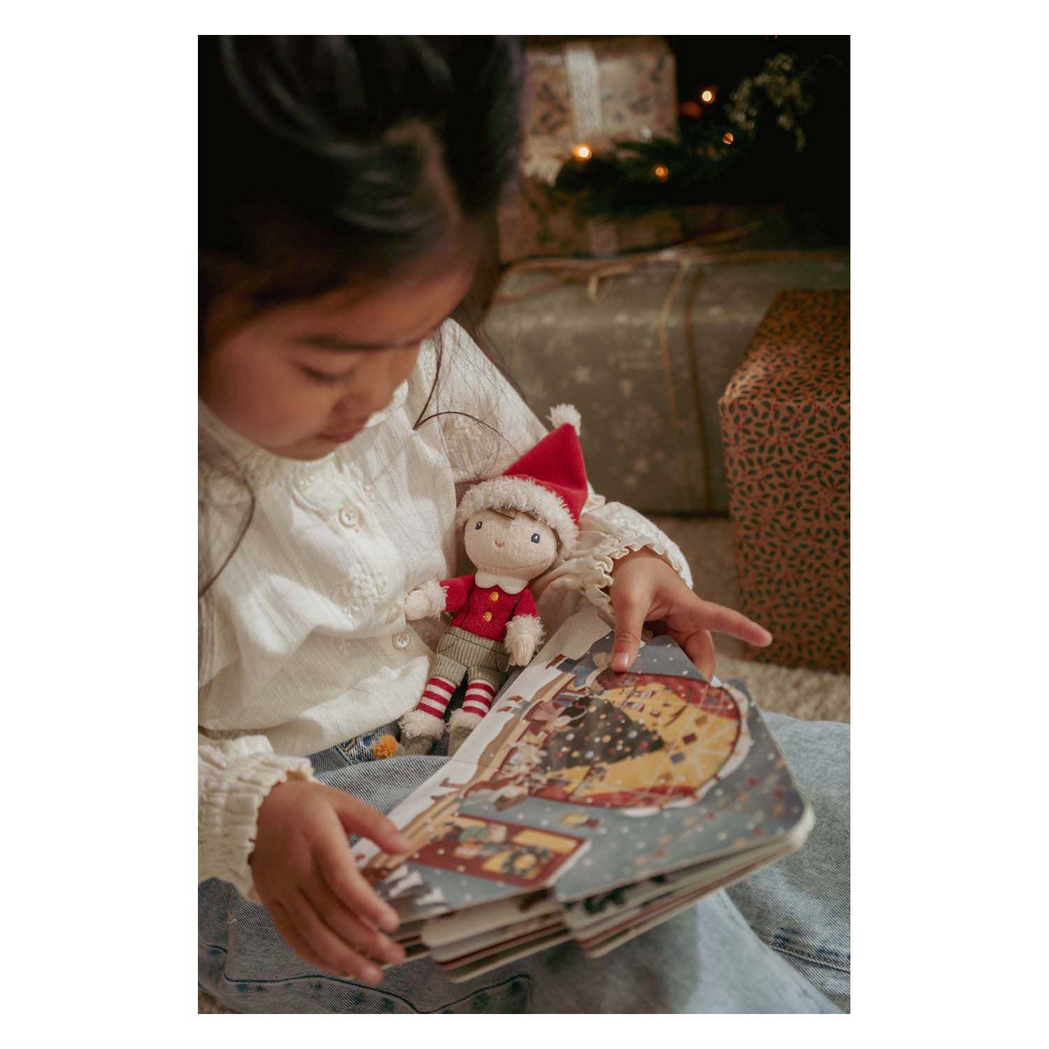 Little Dutch Kerstboek met kleine Jim Knuffel GRS
