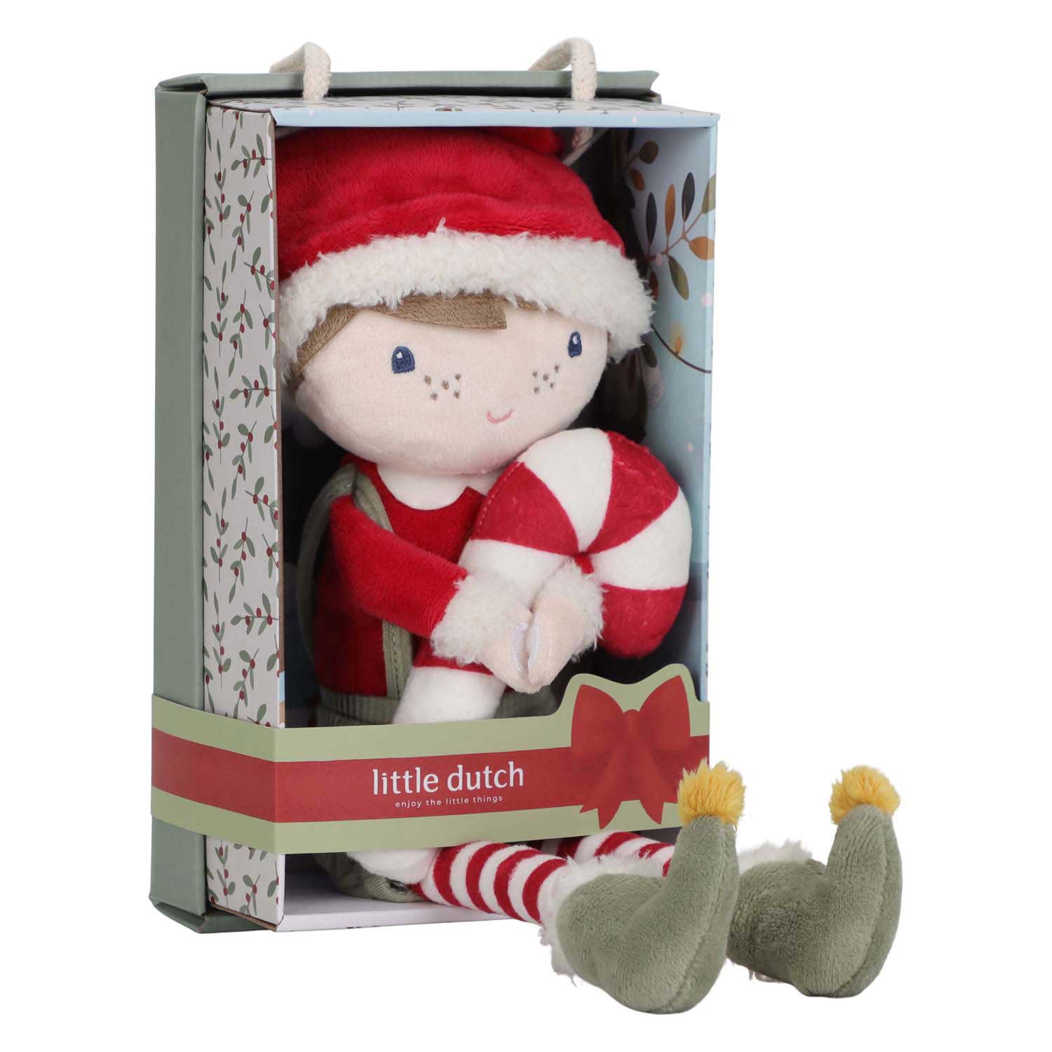 Little Dutch Kerstpop Knuffel Jim GRS - 35cm