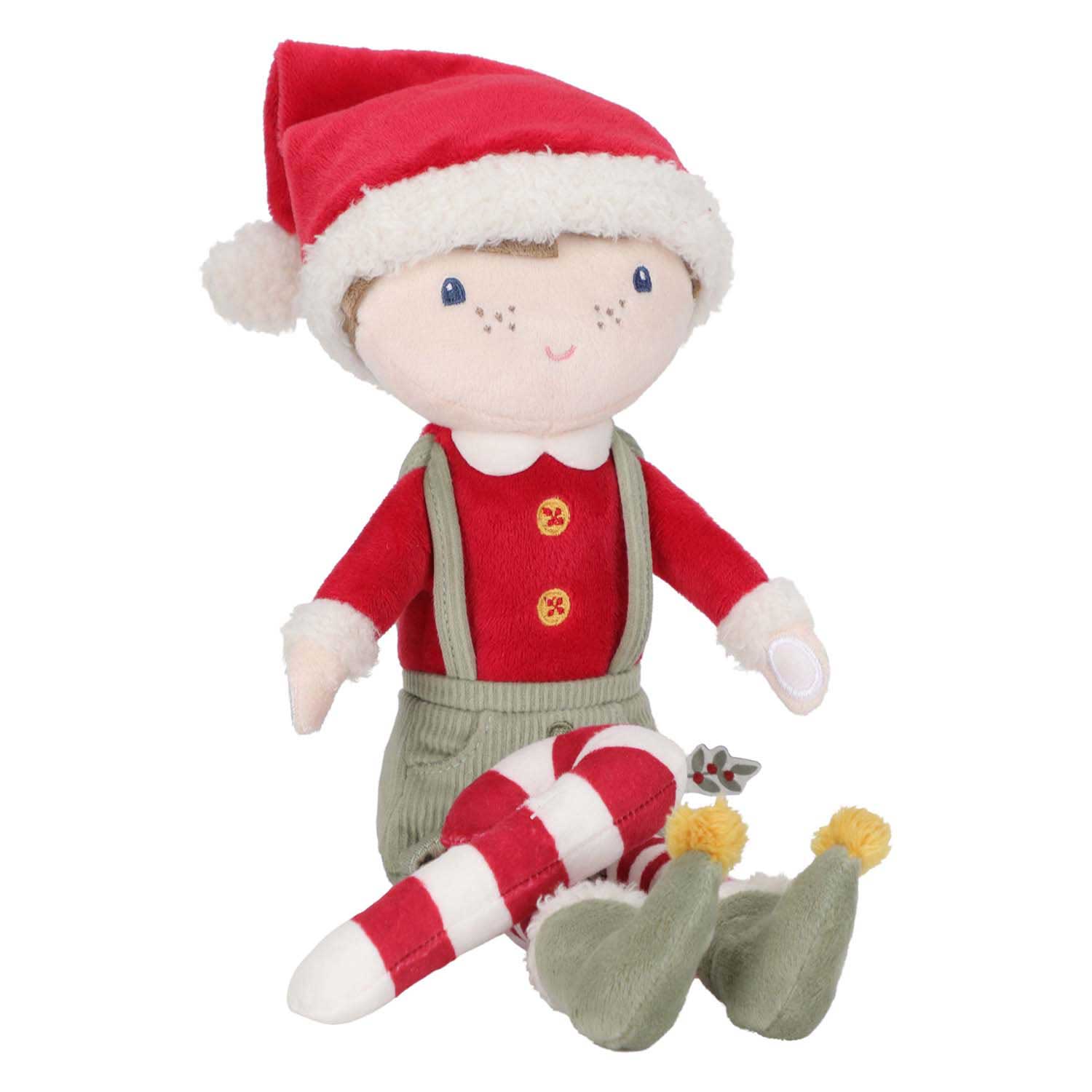 Little Dutch Kerstpop Knuffel Jim GRS - 35cm