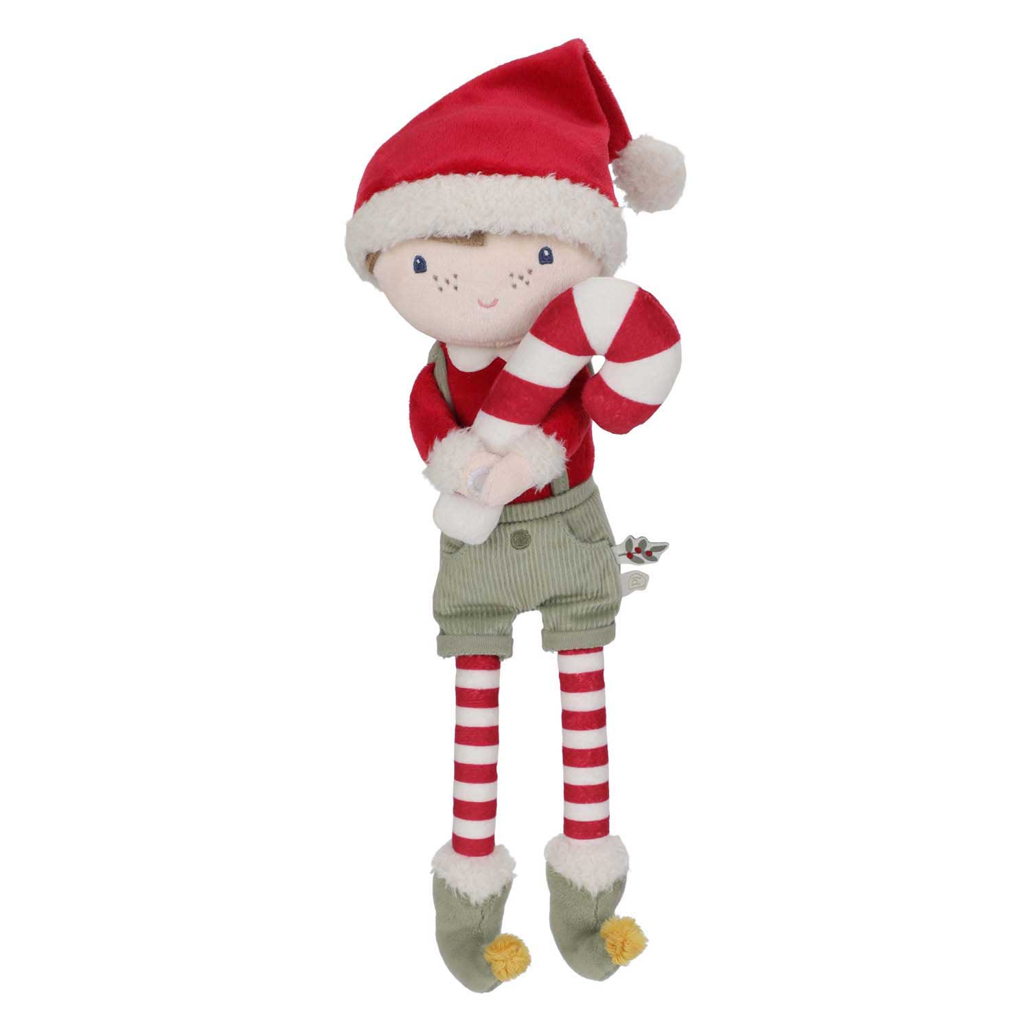 Little Dutch Kerstpop Knuffel Jim GRS - 35cm