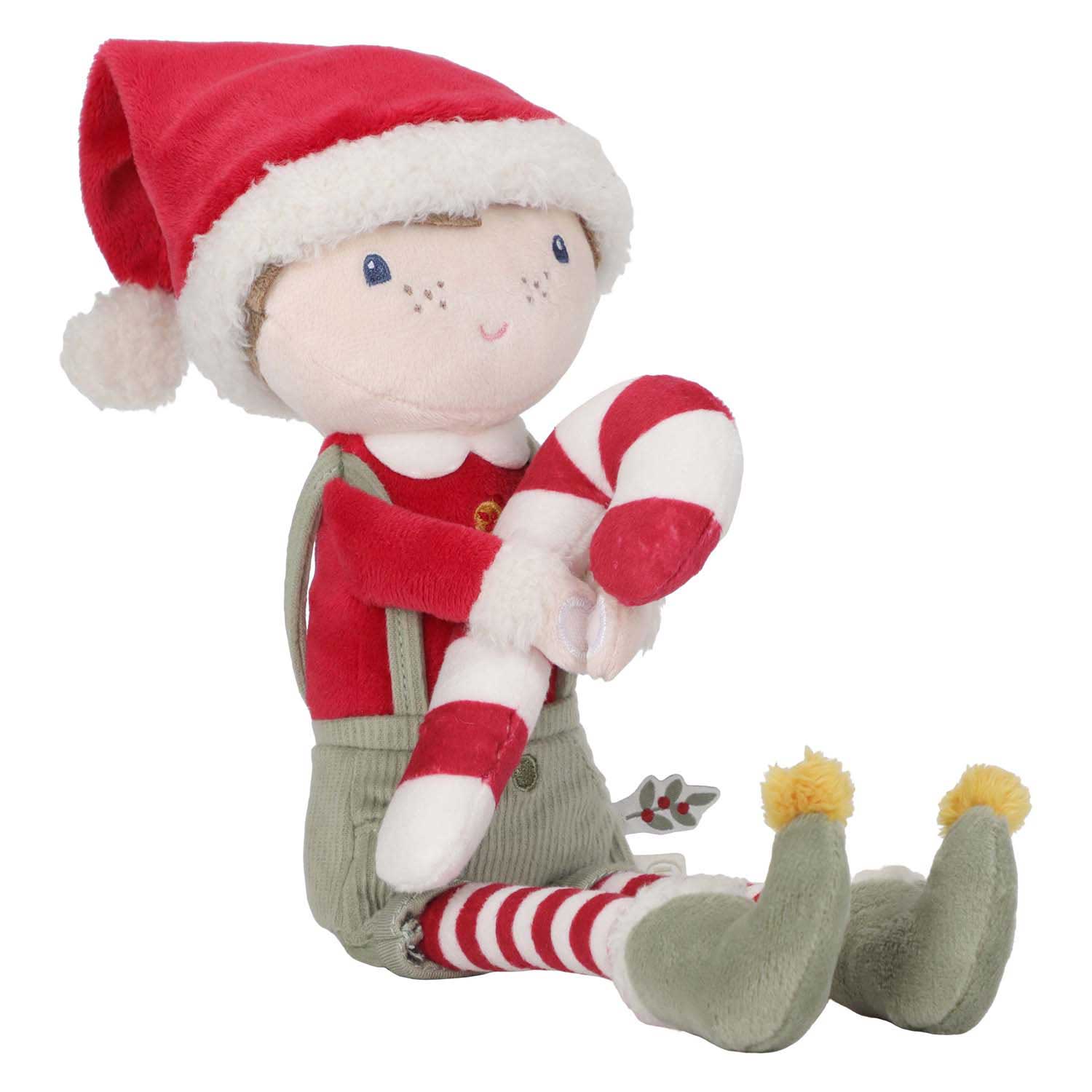 Little Dutch Kerstpop Knuffel Jim GRS - 35cm