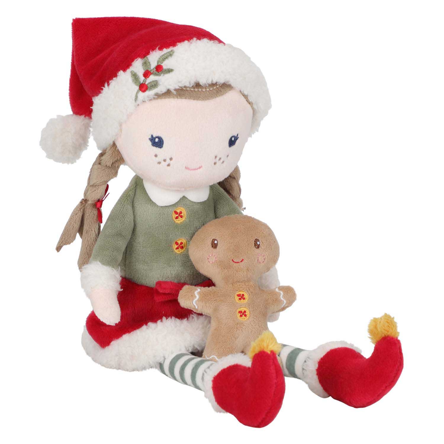 Little Dutch Kerstpop Knuffel Rosa GRS - 35cm