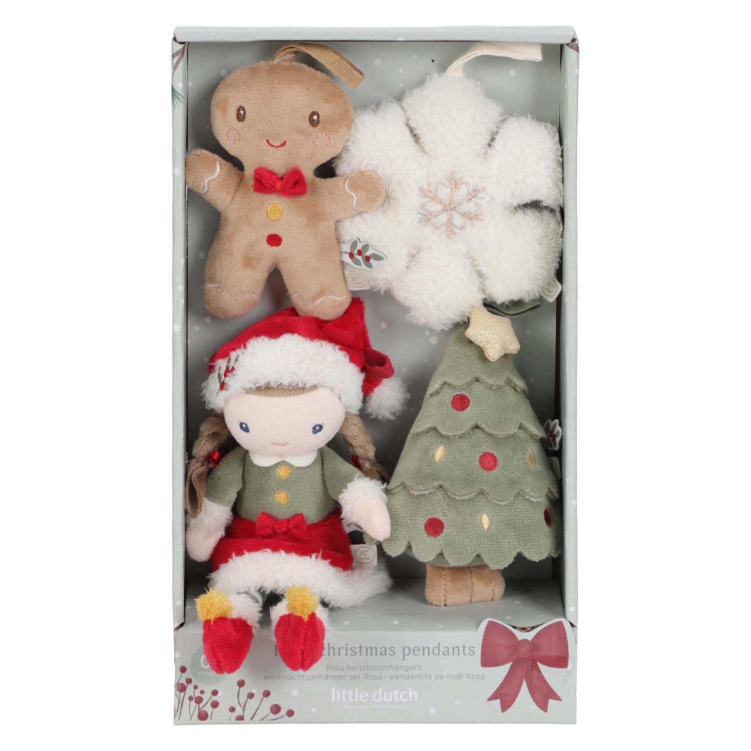 Little Dutch Kerstboomhangers Knuffels Rosa GRS