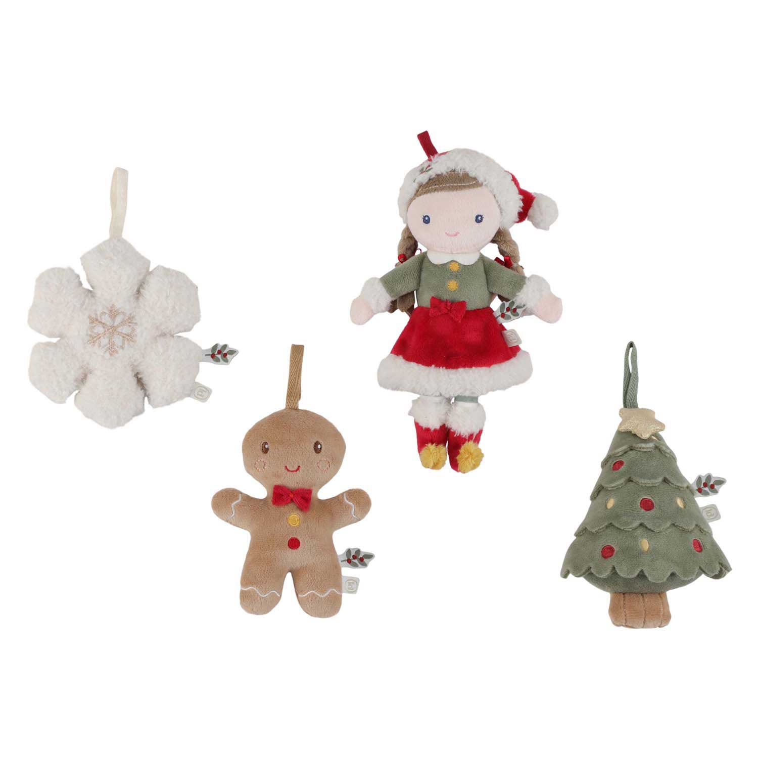 Little Dutch Kerstboomhangers Knuffels Rosa GRS