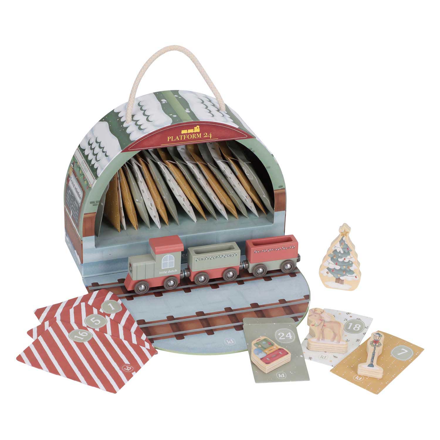 Little Dutch Adventkalender Treinbaan FSC