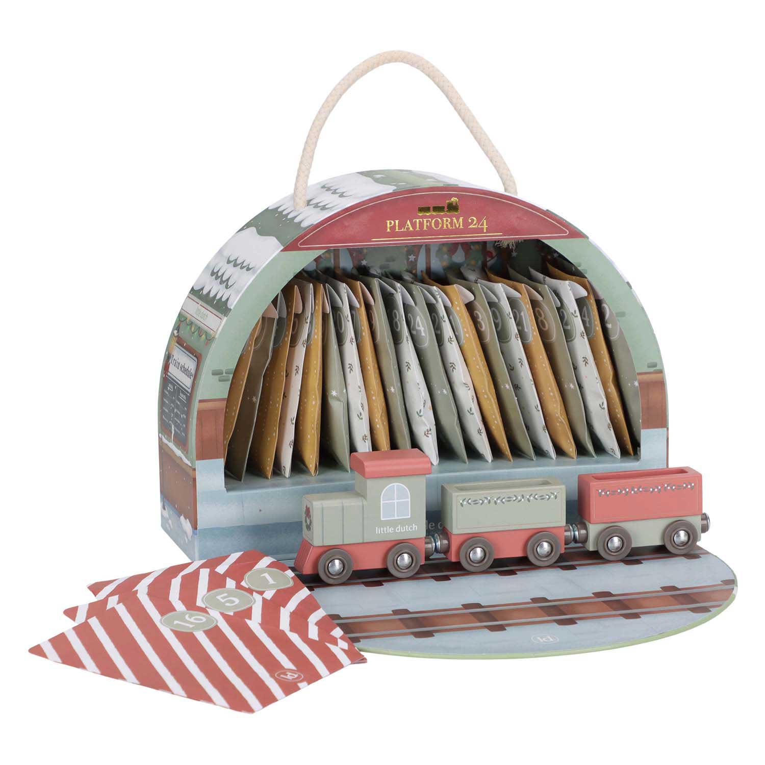 Little Dutch Adventkalender Treinbaan FSC