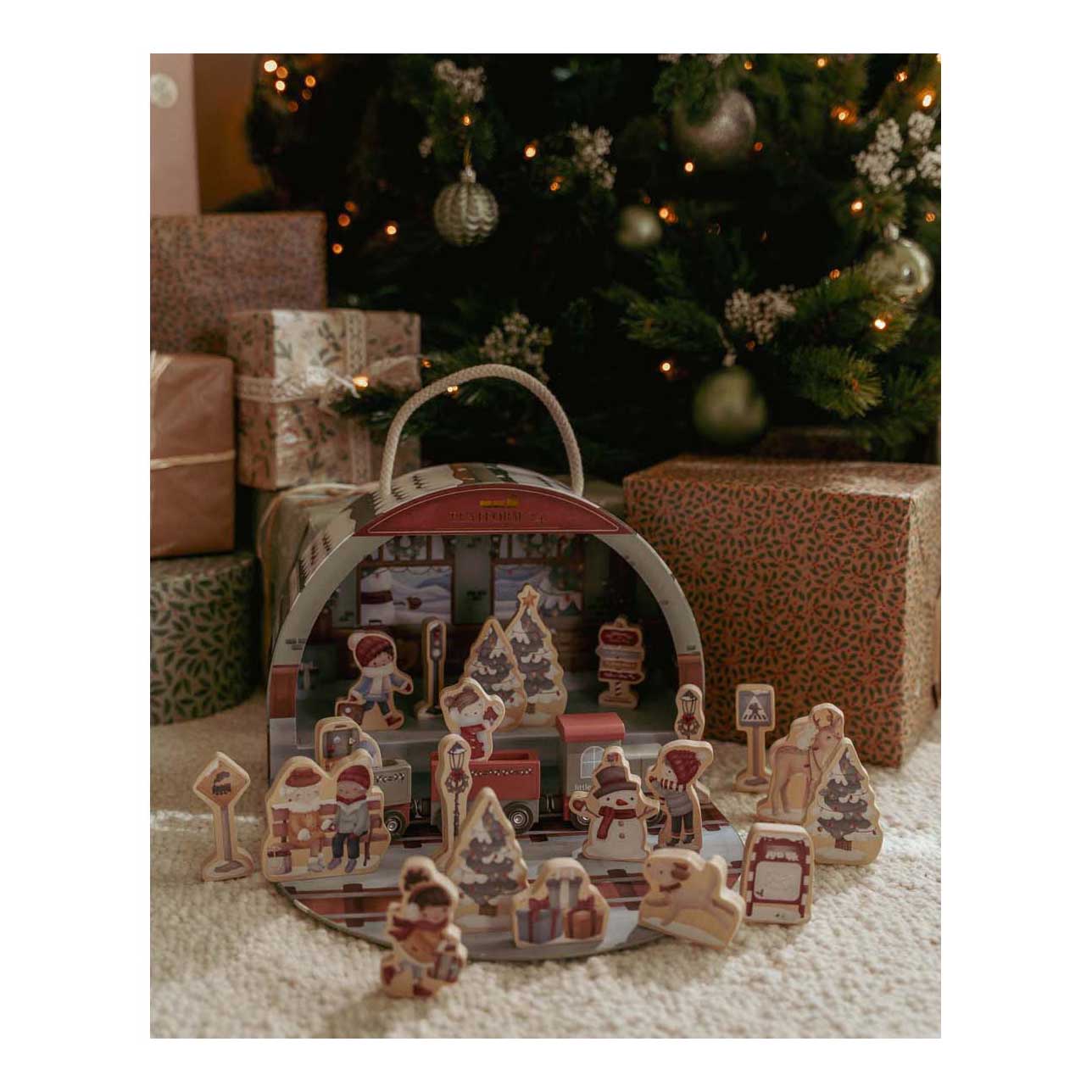 Little Dutch Adventkalender Treinbaan FSC