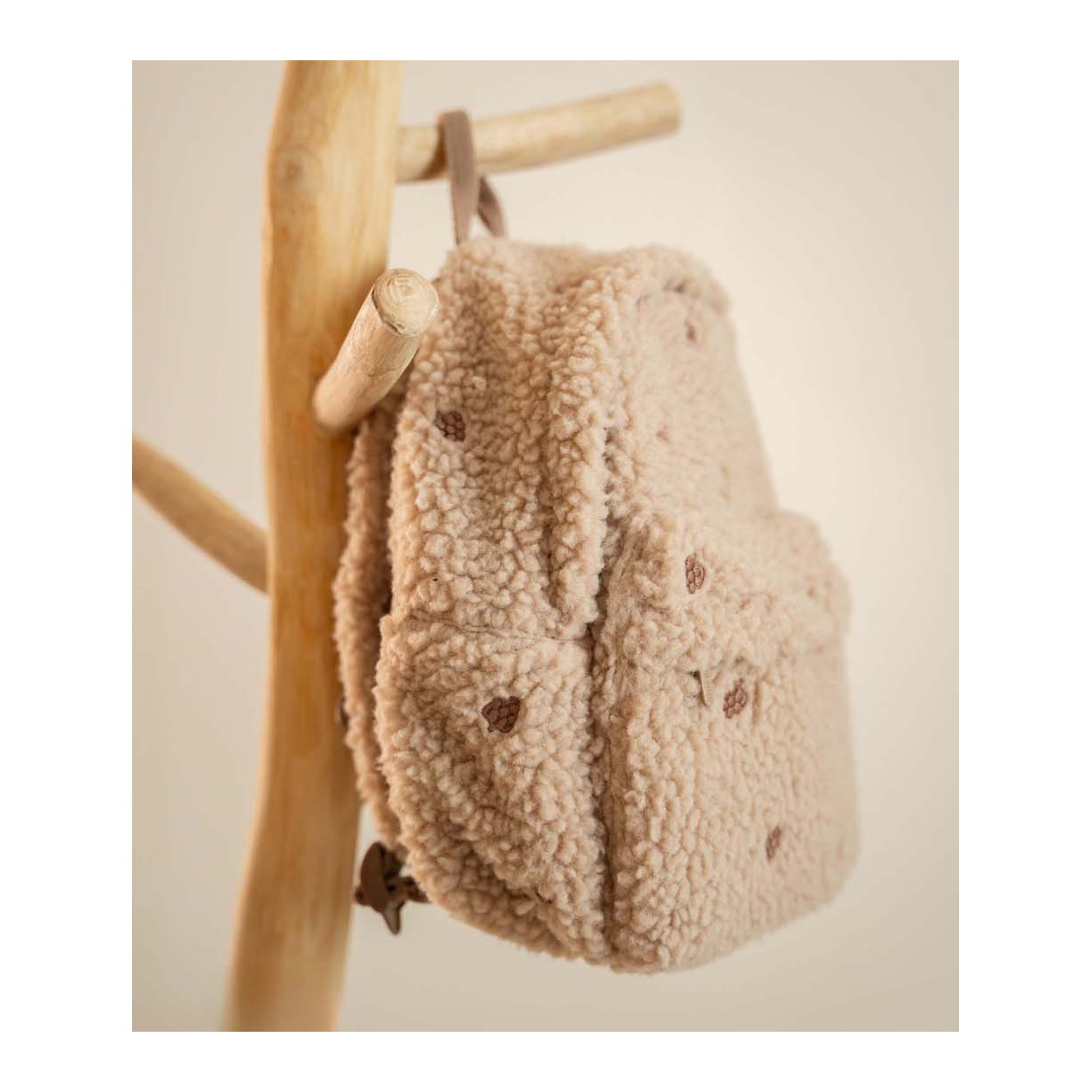 Little Dutch Forest Friends Teddy Rugzakje Taupe