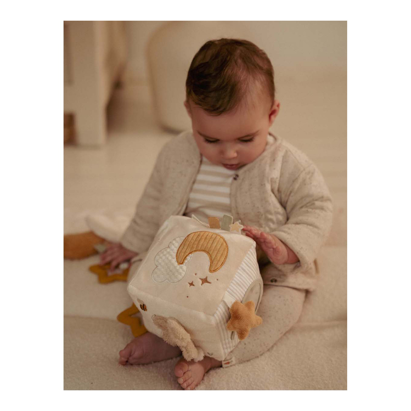 Little Dutch Activiteitenkubus Newborn - 14cm