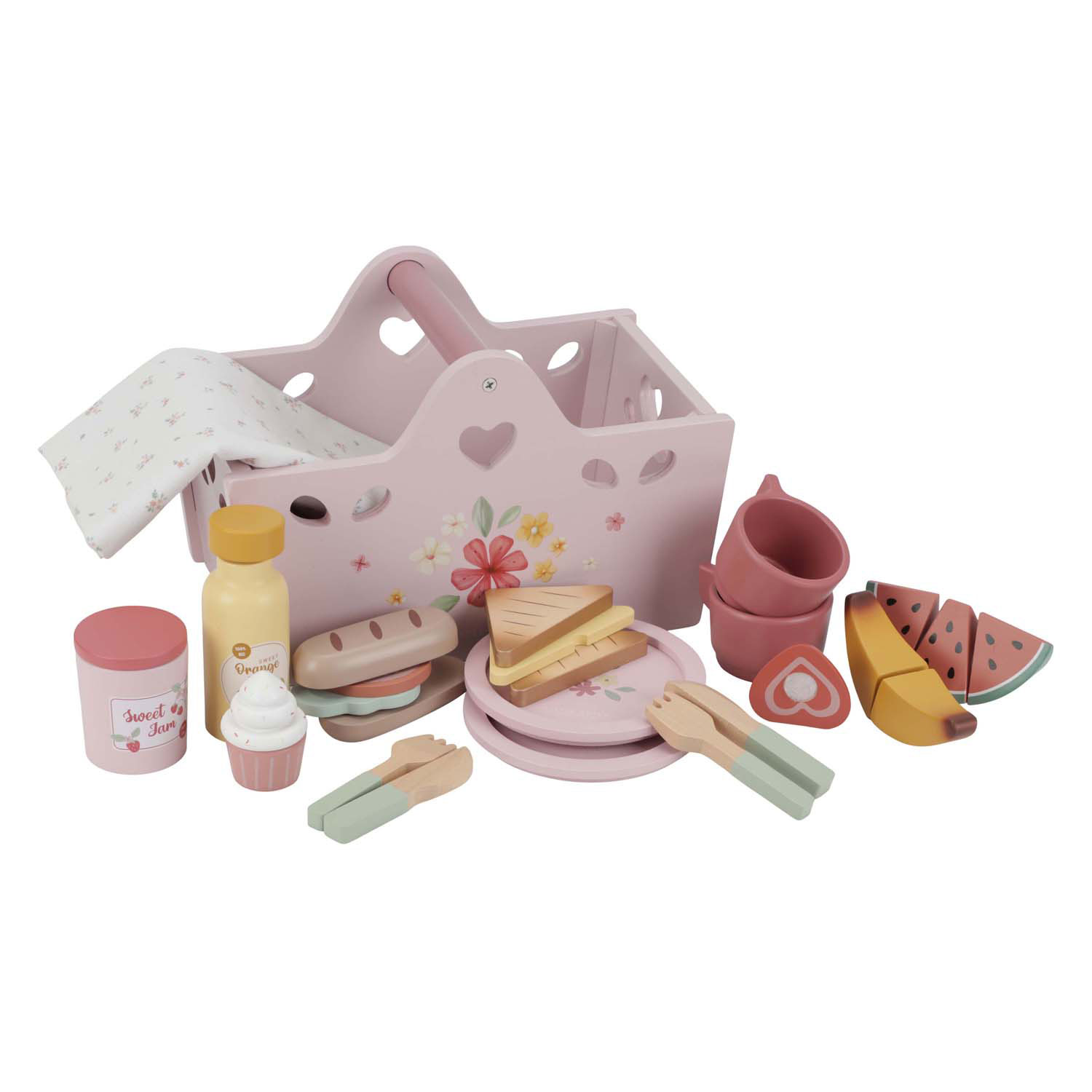 Little Dutch Houten Picknick Set FSC, 42dlg.