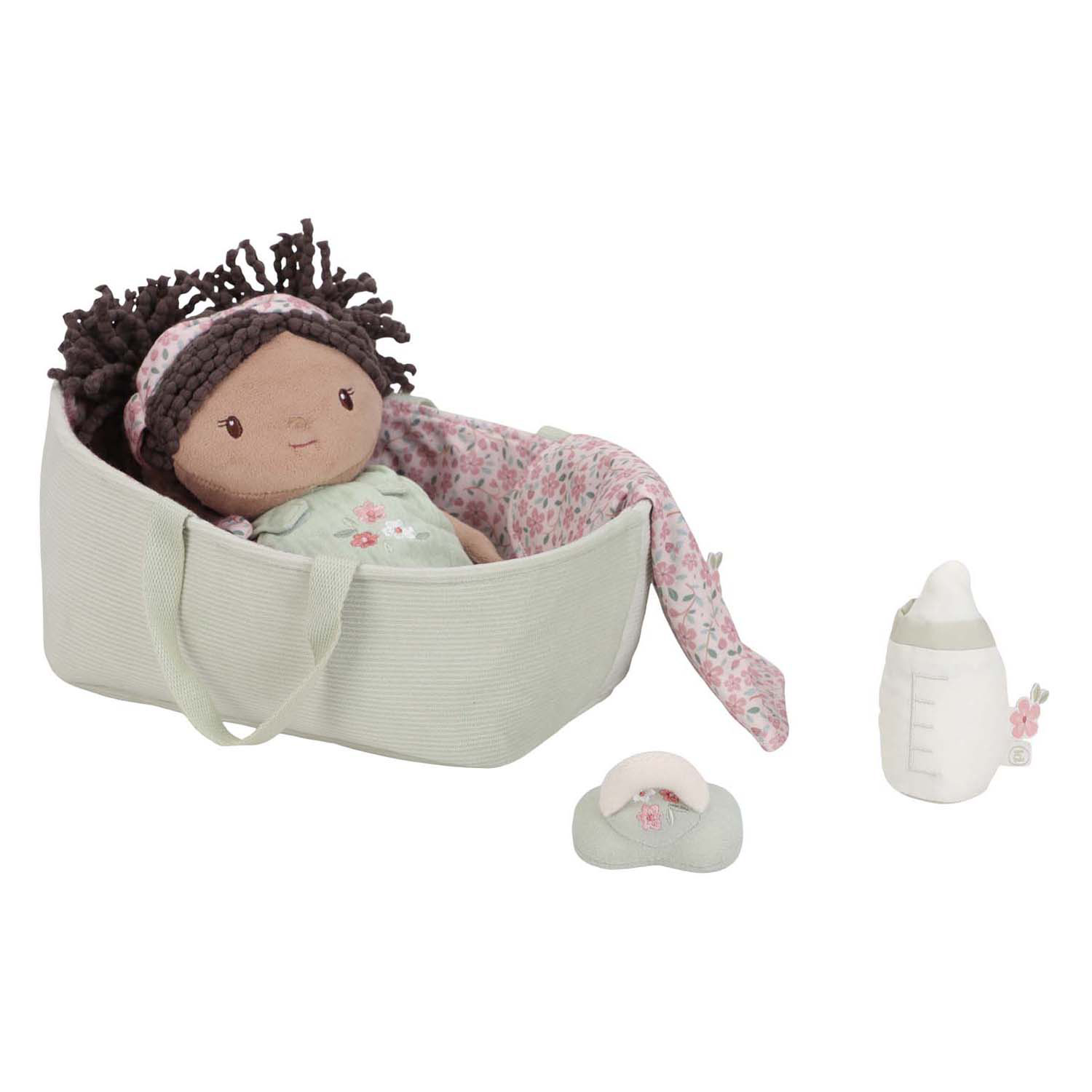 Petite poupée hollandaise dans un panier Evi GRS