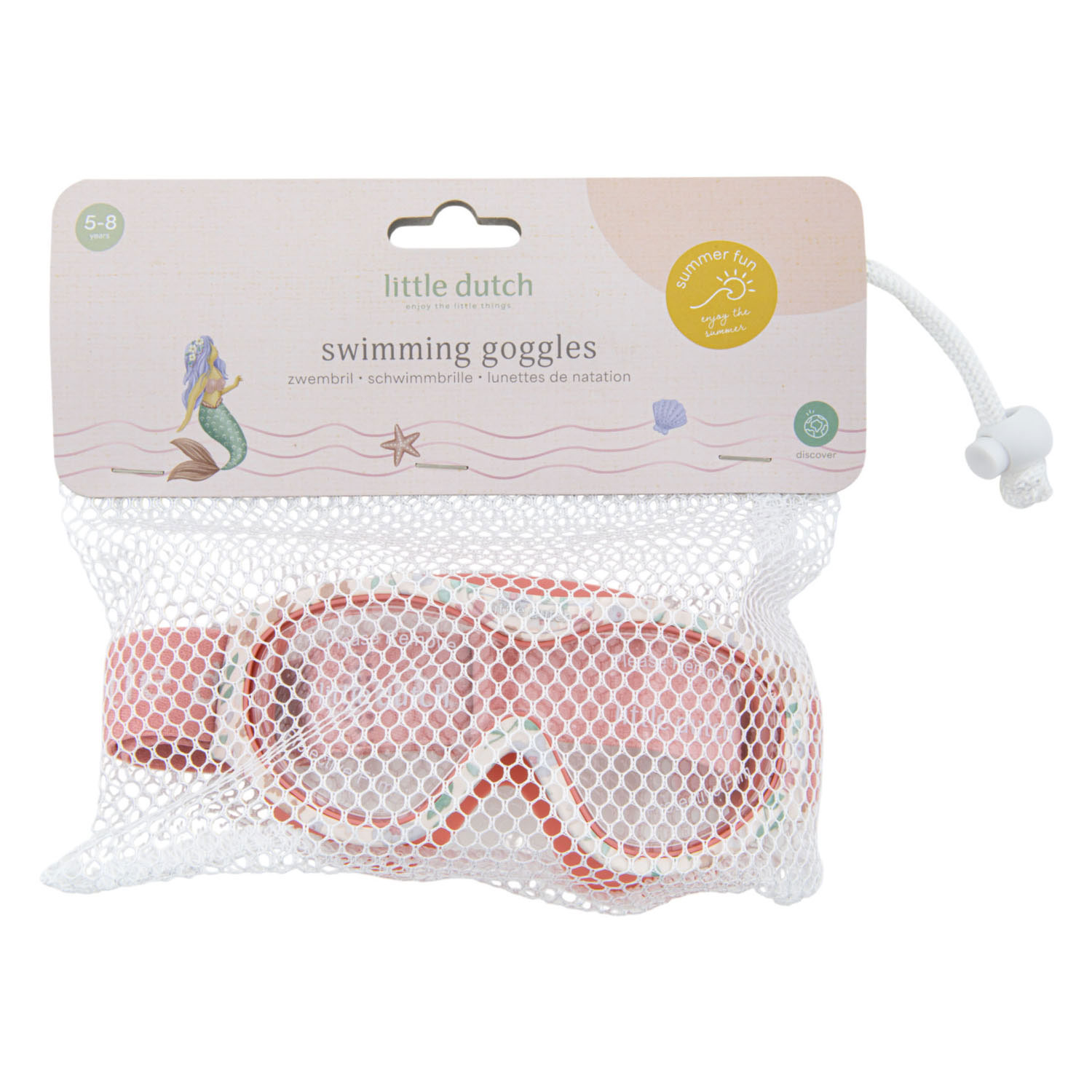 Die kleine holländische verträumte Meerjungfrau Zwembril