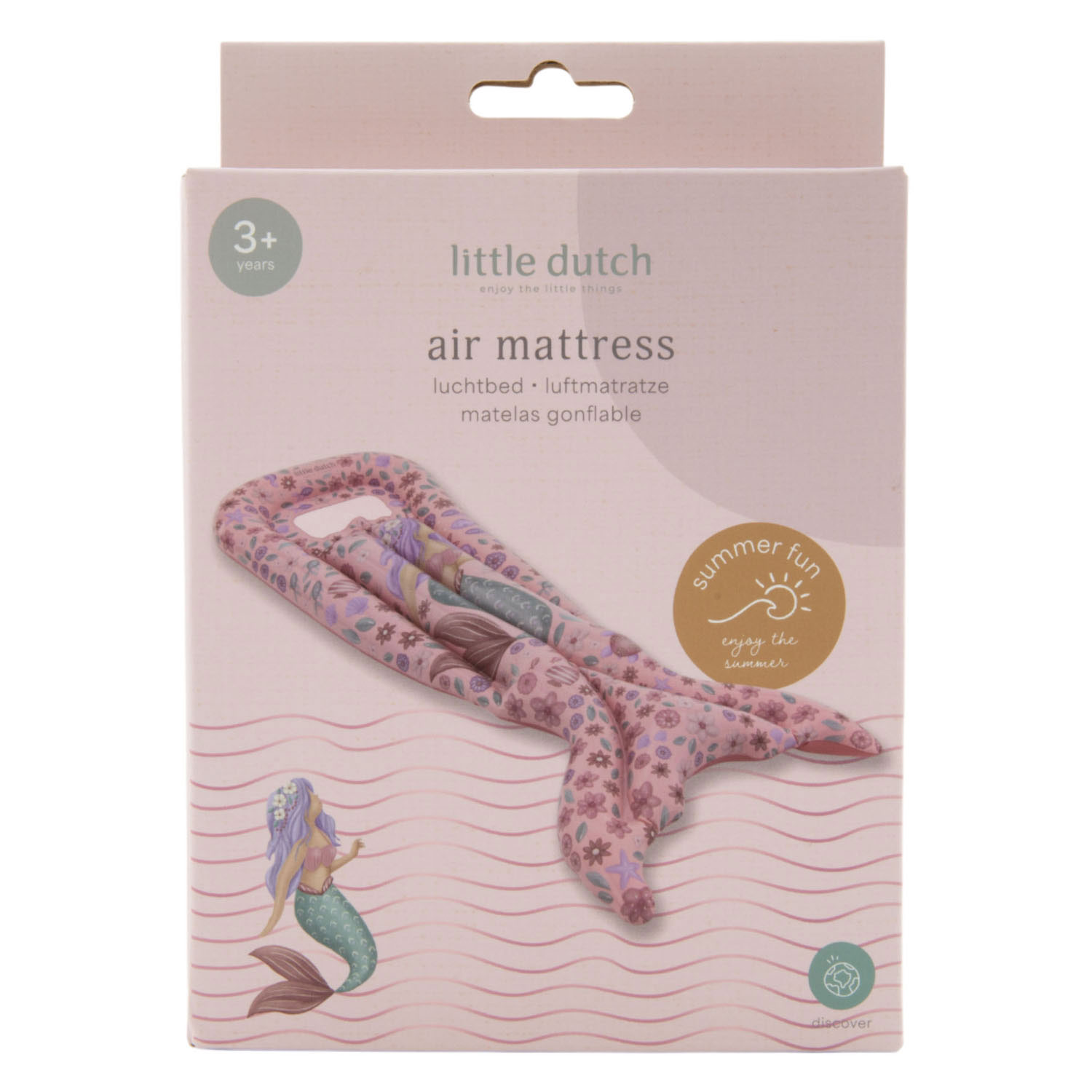 Little Dutch Dreamy Mermaid Luchtbed Met Staart