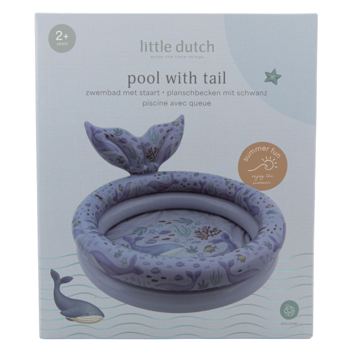 Piscine Little Dutch Ocean World 80 cm avec queue