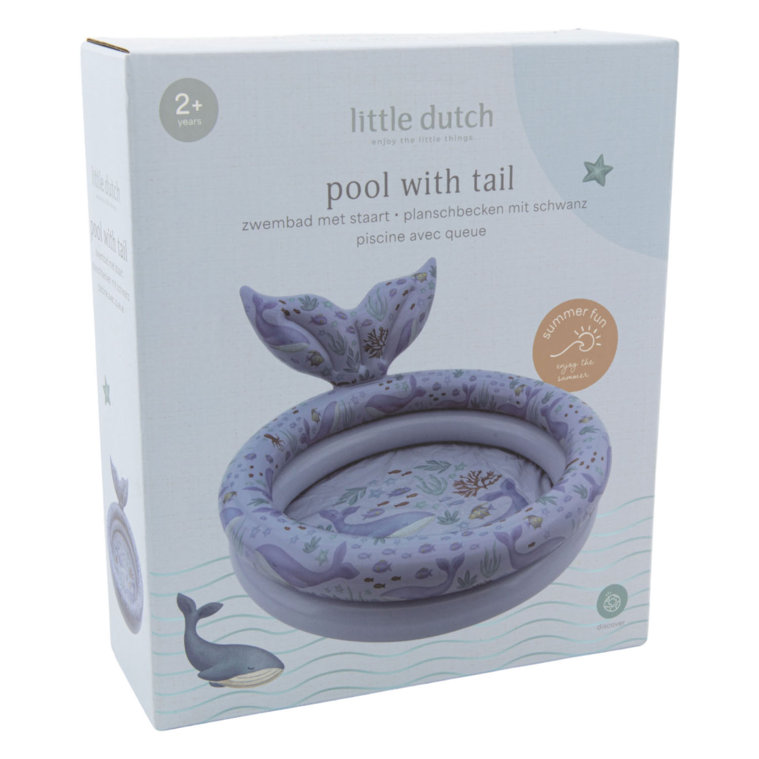 Piscine Little Dutch Ocean World 80 cm avec queue