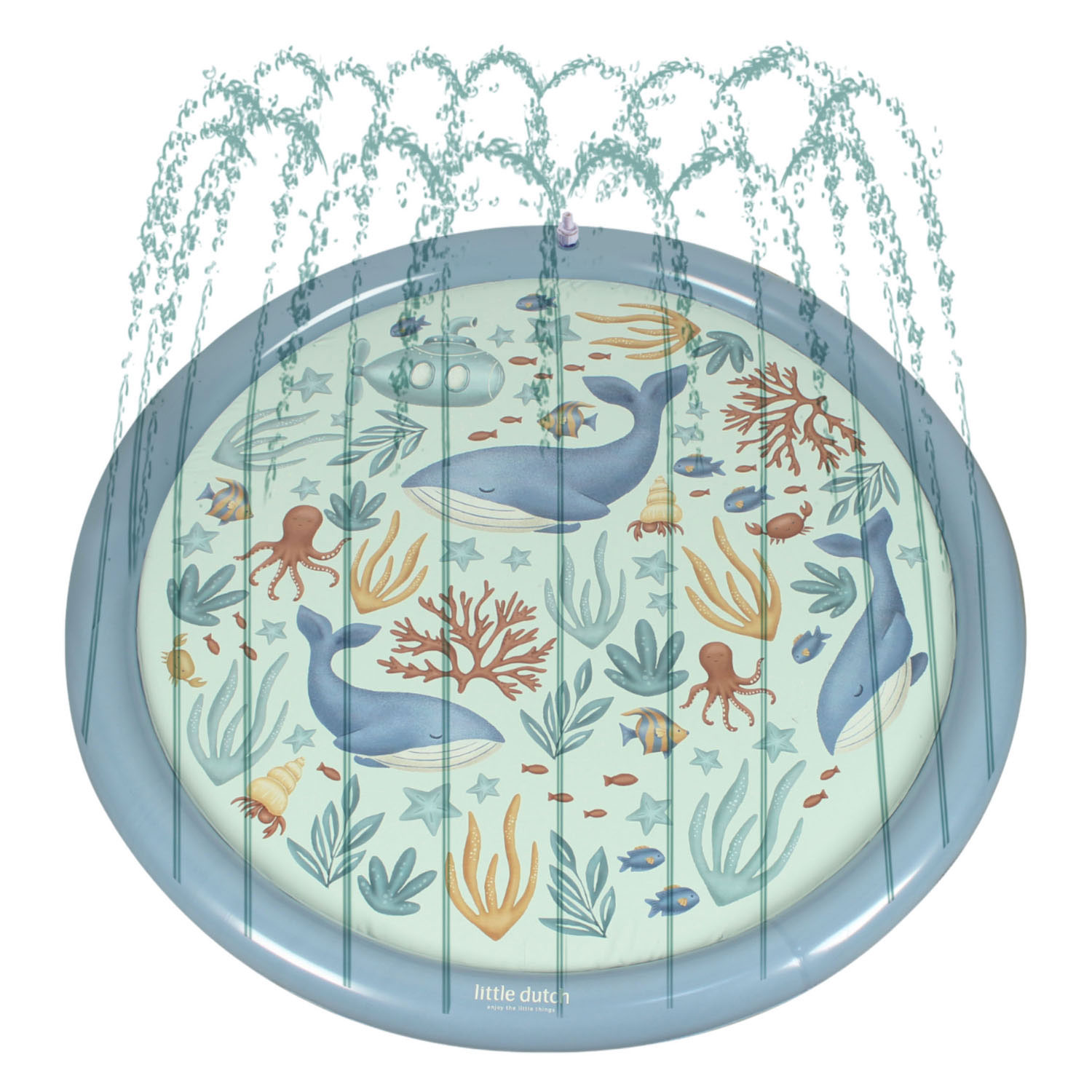 Tapis d'arrosage Little Dutch Ocean World 150 cm