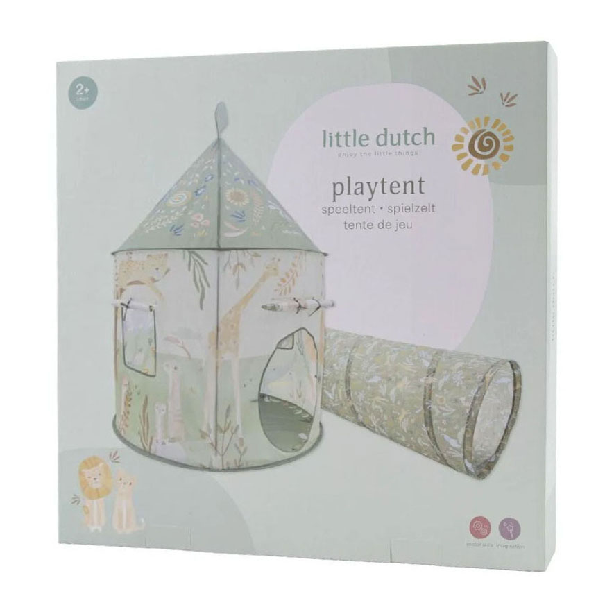 Little Dutch Safari Tent Met Kruiptunnel
