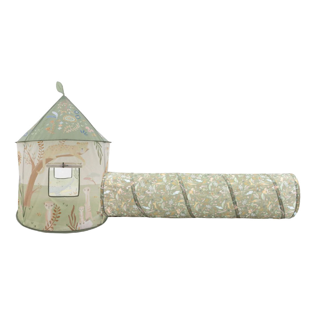 Little Dutch Safari Tent Met Kruiptunnel