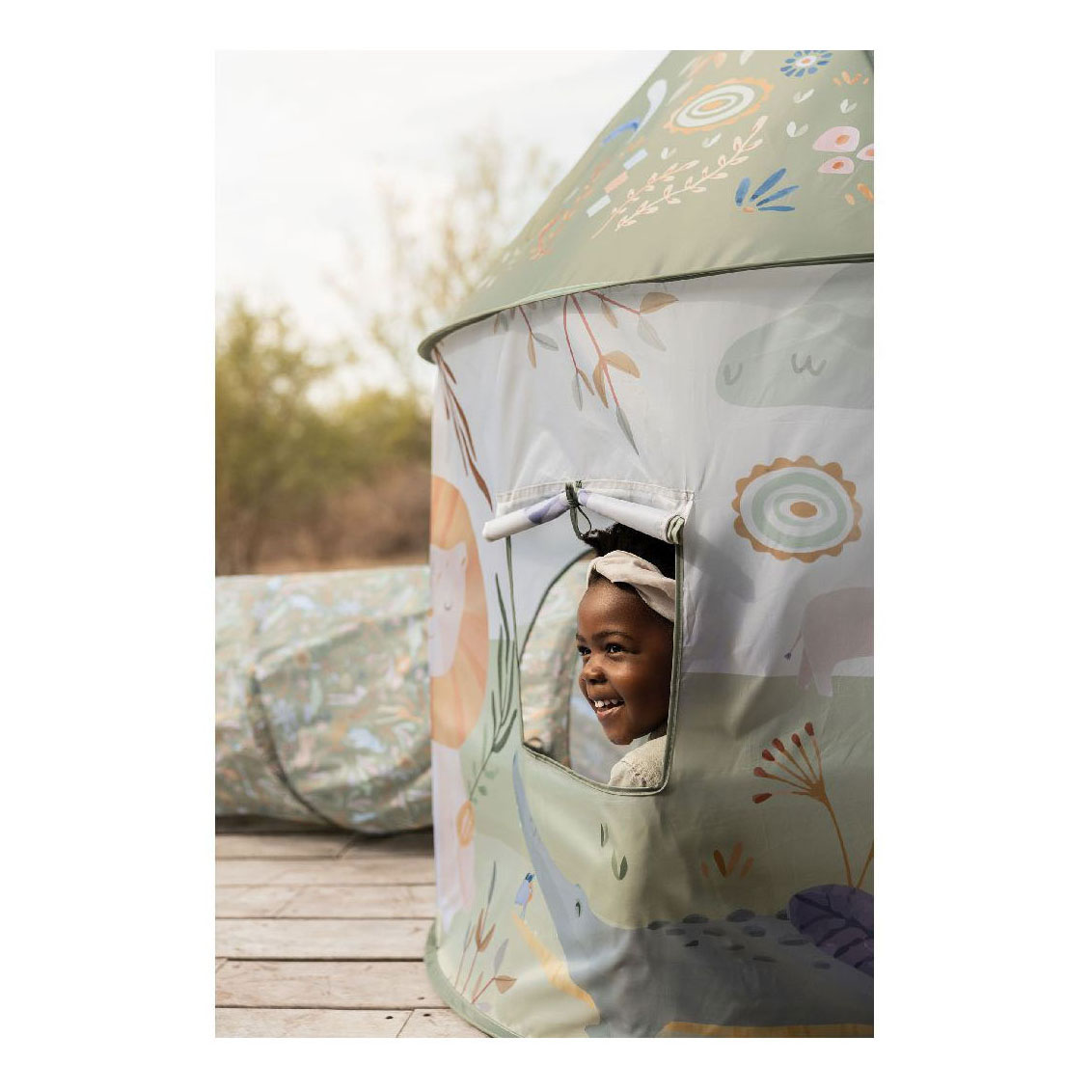 Little Dutch Safari Tent Met Kruiptunnel