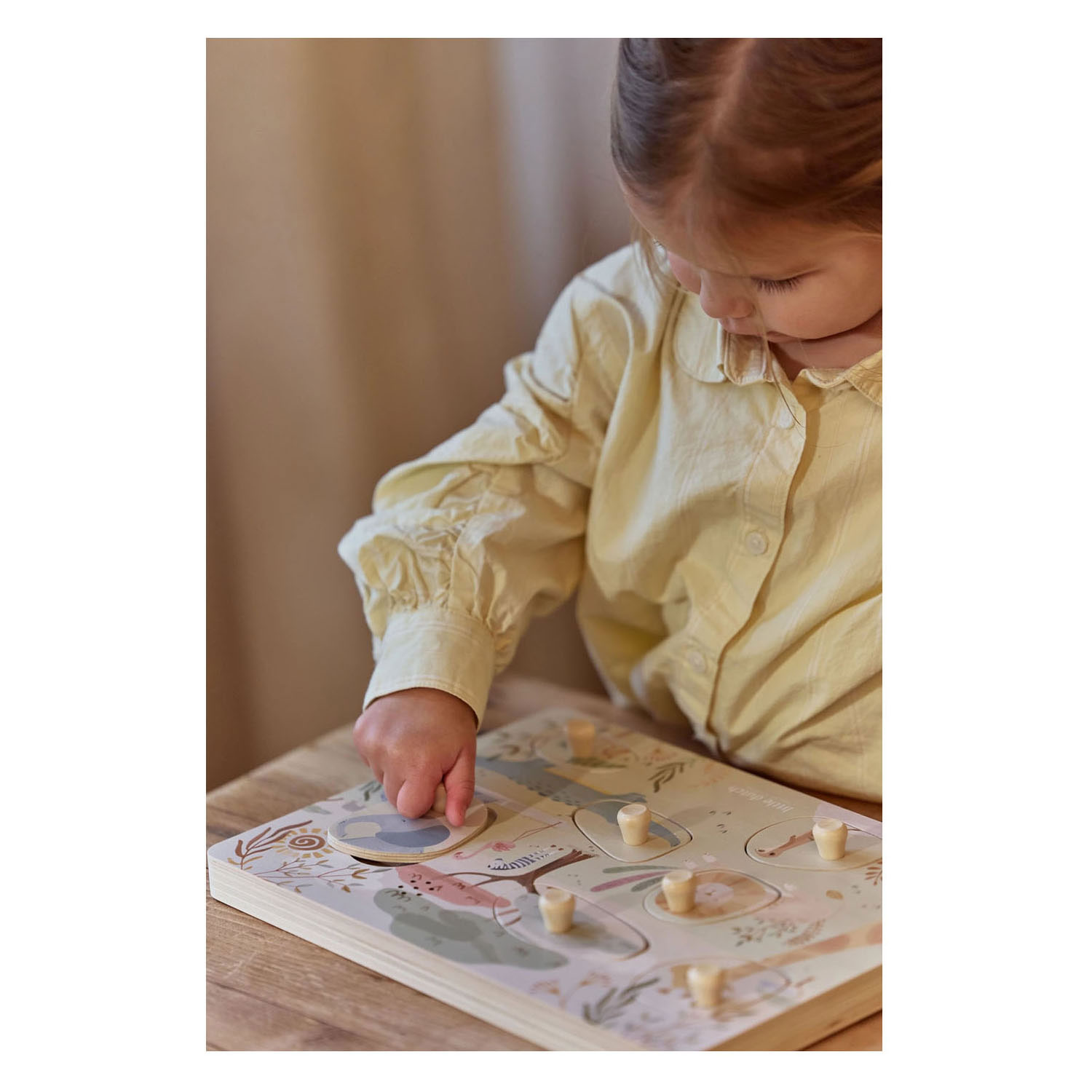 Little Dutch Houten Geluidenpuzzel Safari Friends - FSC