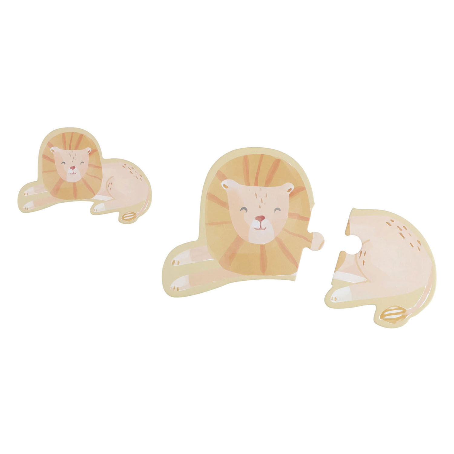 Little Dutch 6 Puzzels Safari Friends - FSC