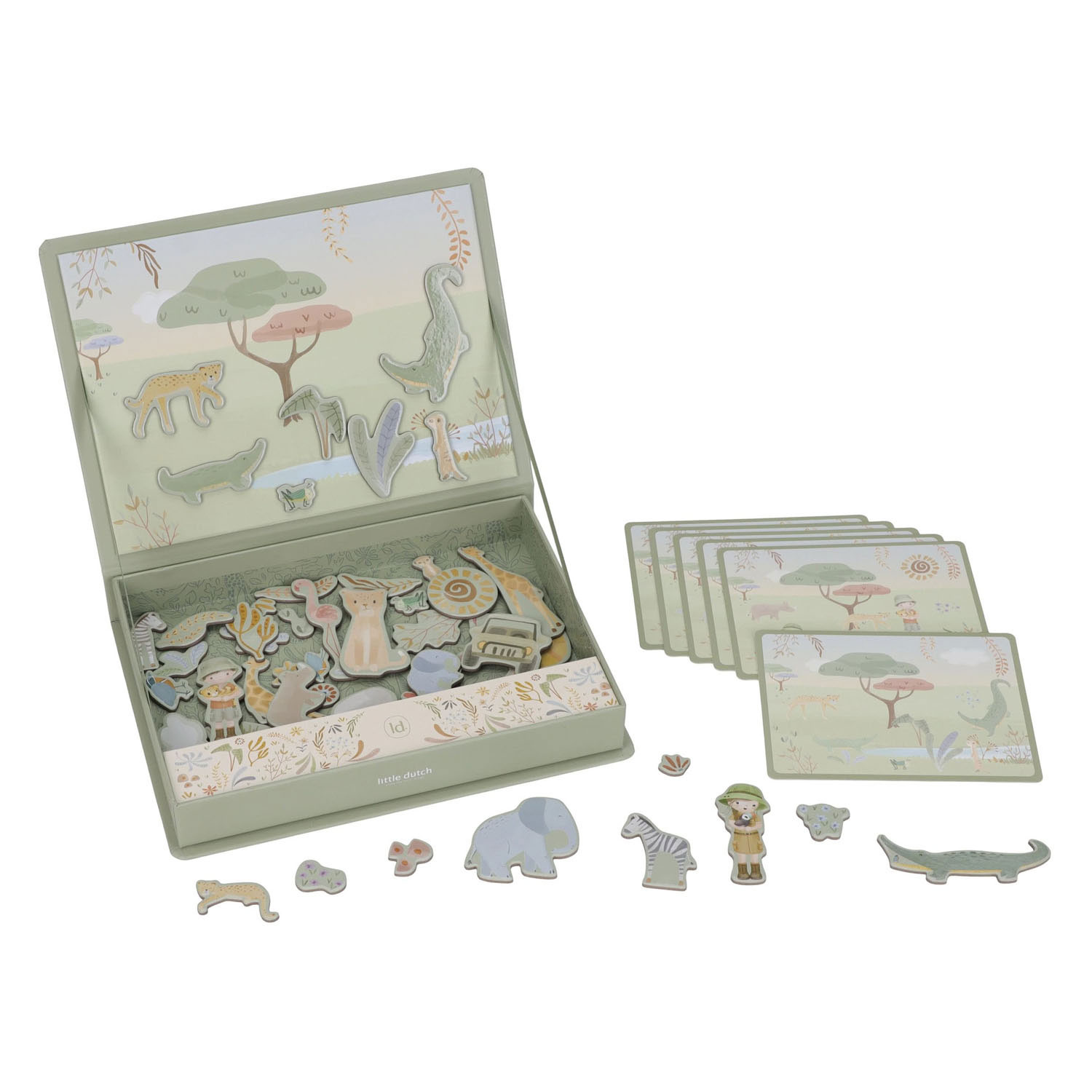 Little Dutch Magnetisch speelbord Safari Friends - FSC