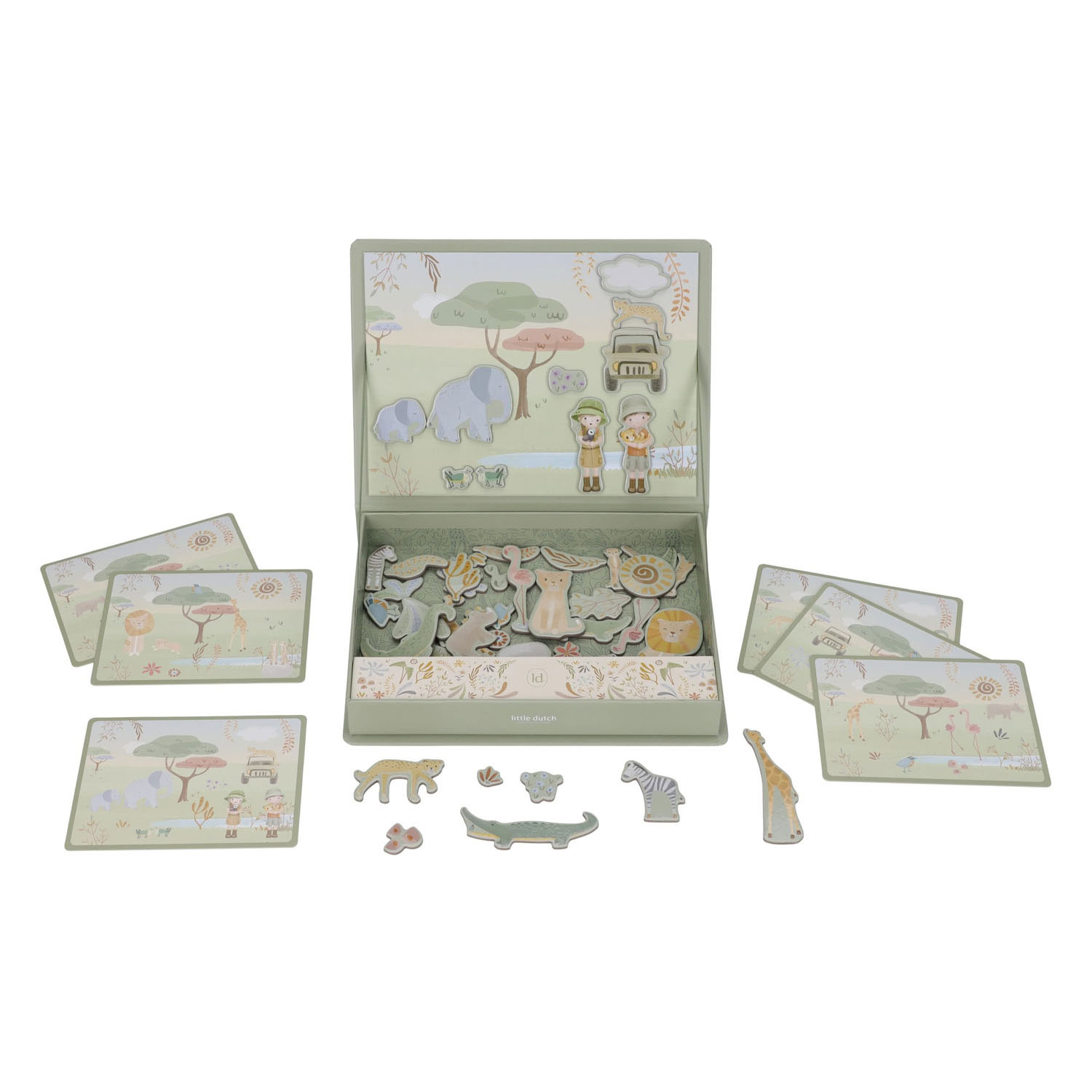 Little Dutch Magnetisch speelbord Safari Friends - FSC