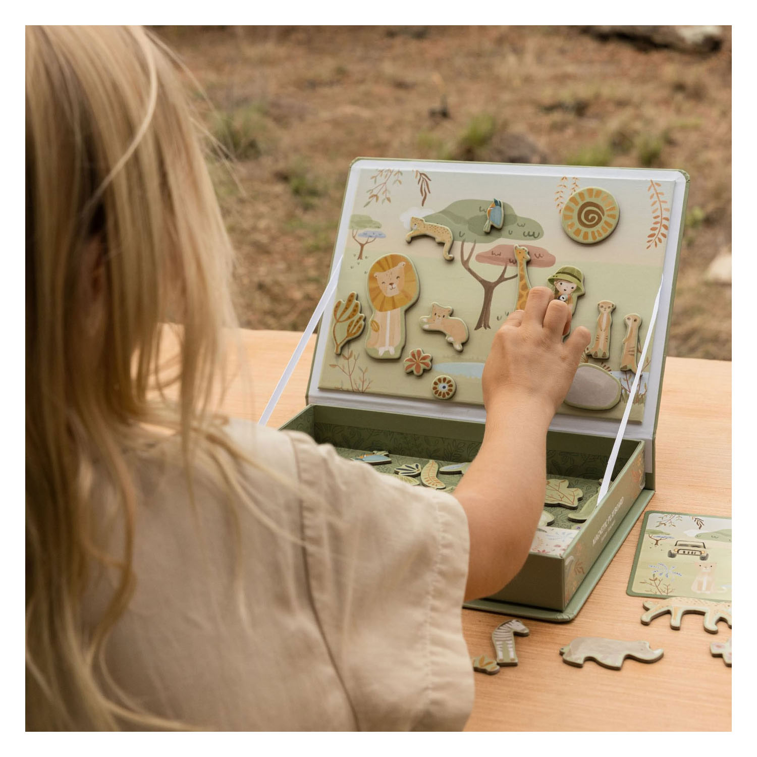 Little Dutch Magnetisch speelbord Safari Friends - FSC