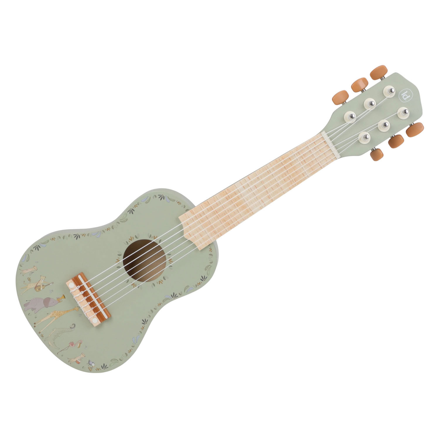 Little Dutch Houten Houten Gitaar Groen Safari Friends - FSC