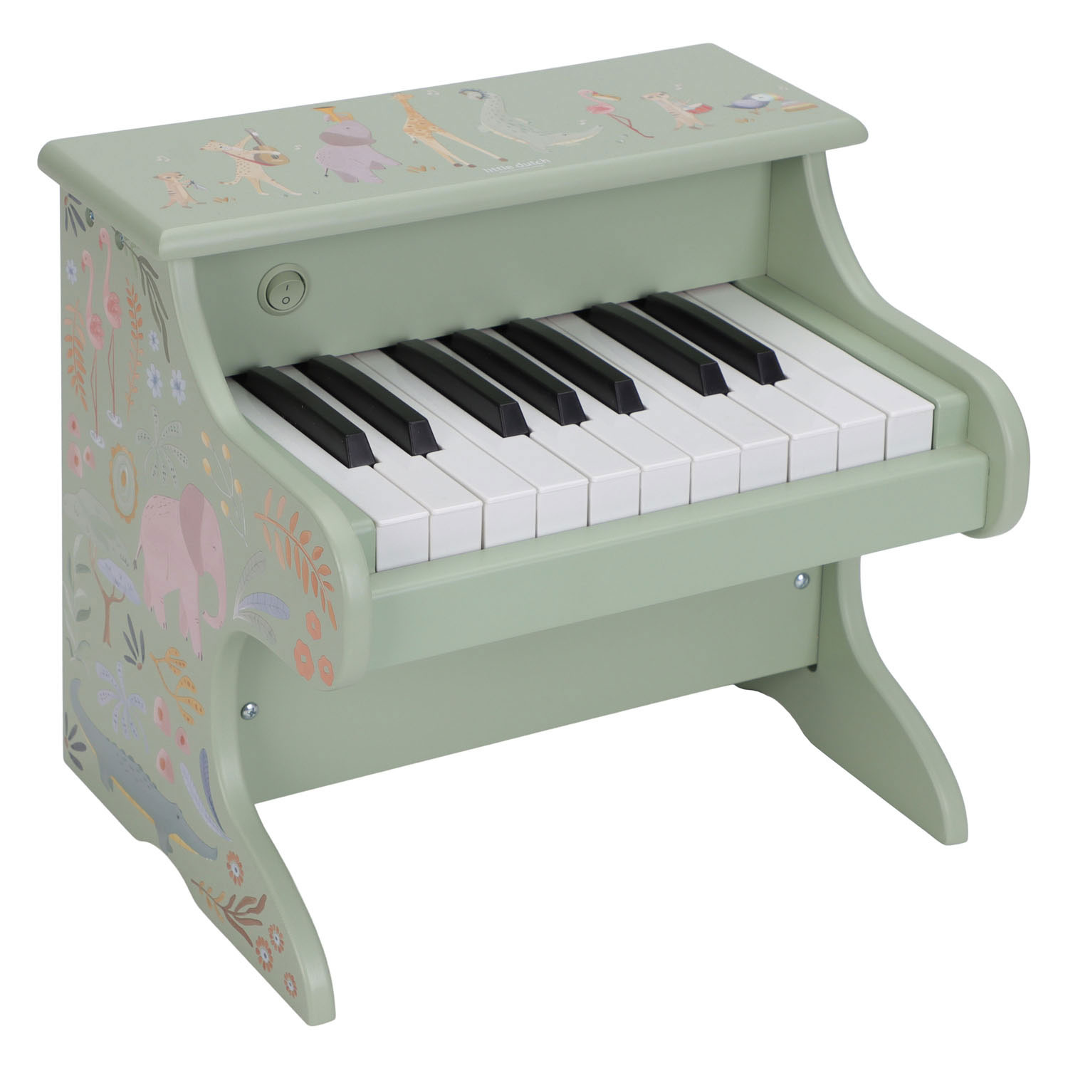 Little Dutch Houten Houten Piano Groen Safari Friends - FSC