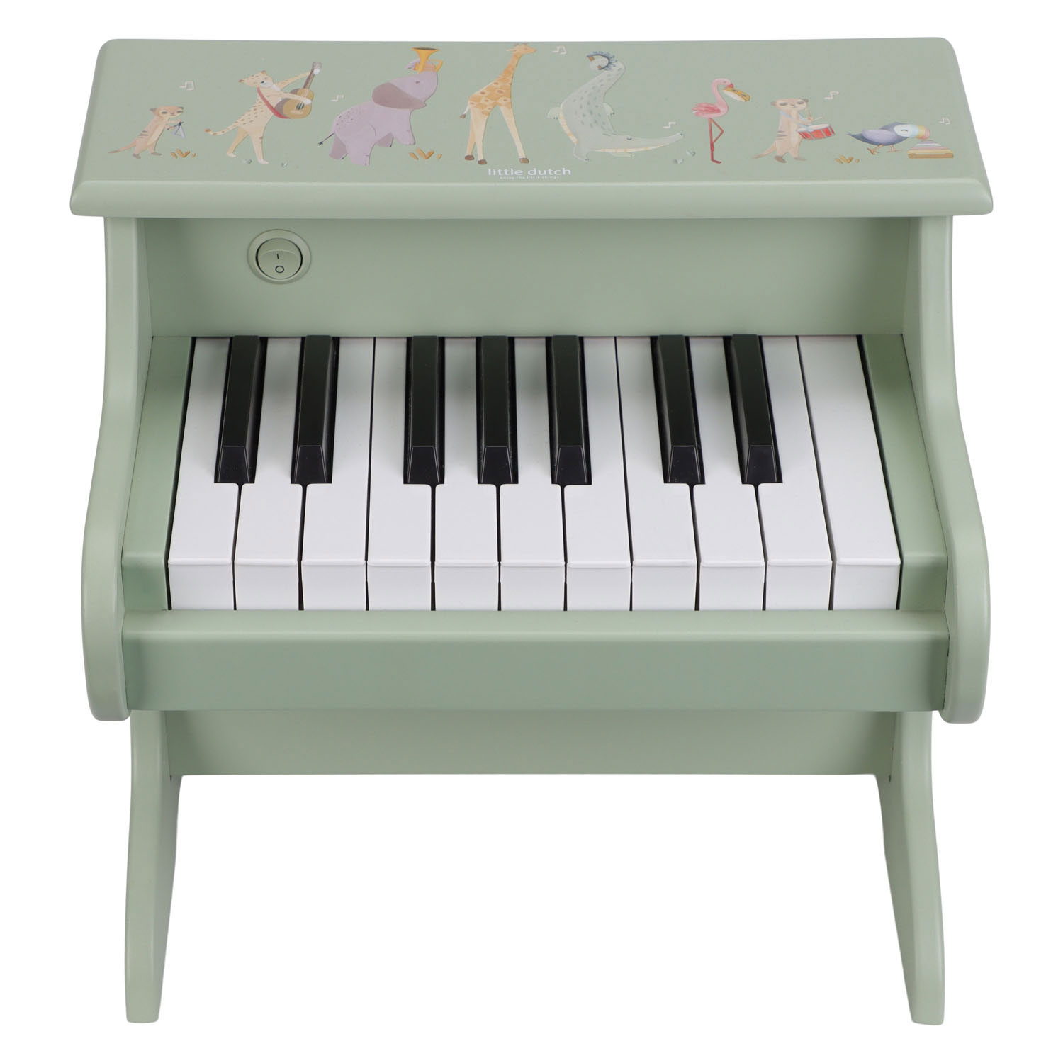 Little Dutch Houten Houten Piano Groen Safari Friends - FSC