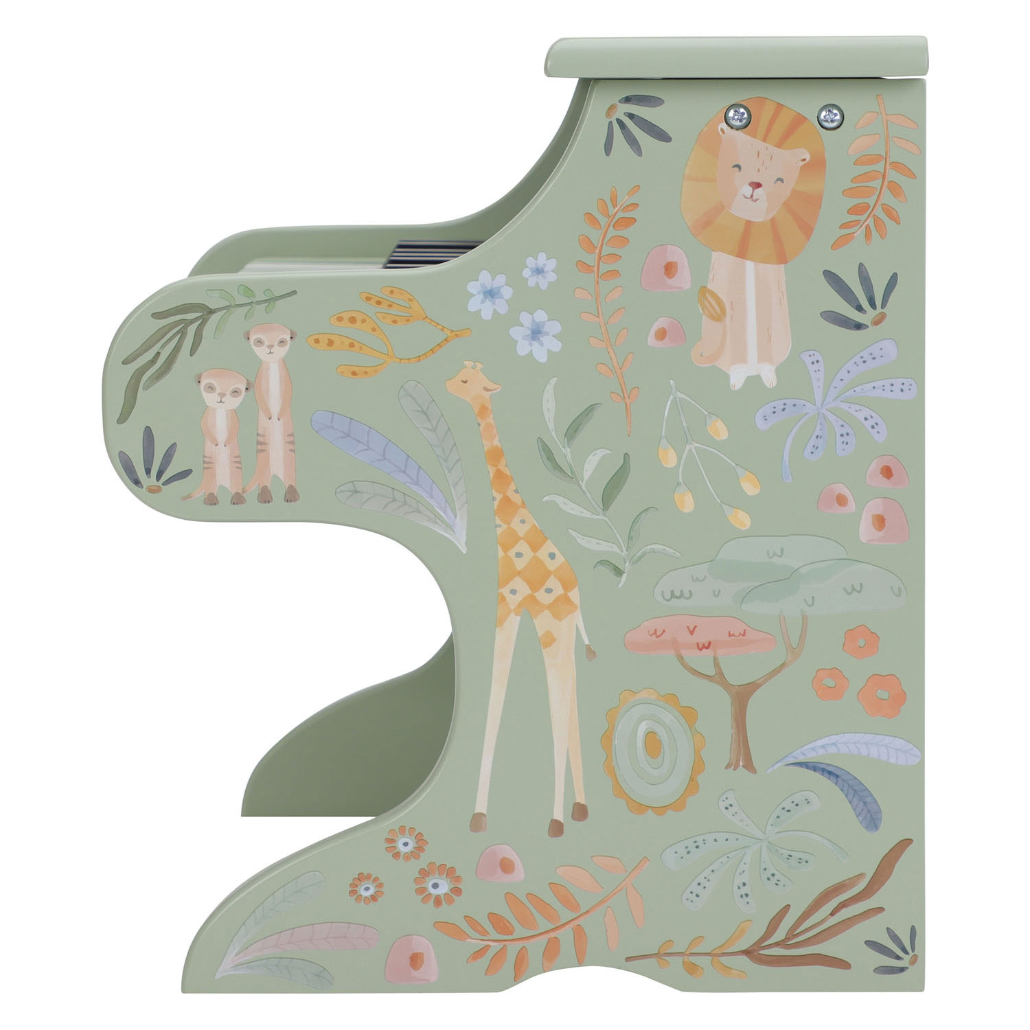 Little Dutch Houten Houten Piano Groen Safari Friends - FSC