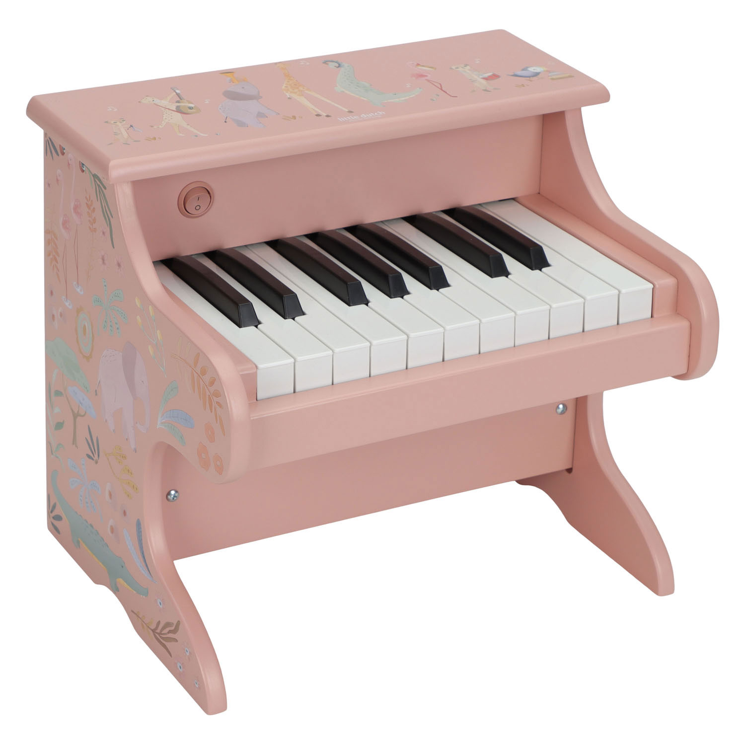 Little Dutch Houten Houten Piano Roze Safari Friends - FSC