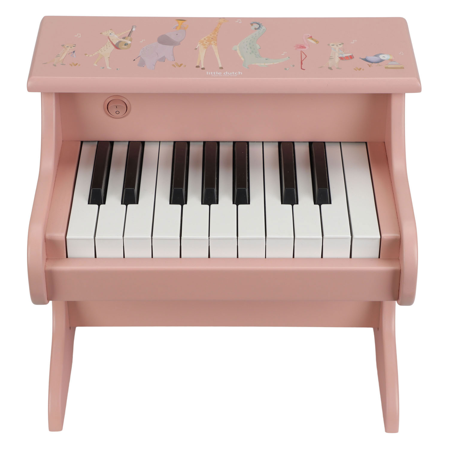 Little Dutch Houten Houten Piano Roze Safari Friends - FSC