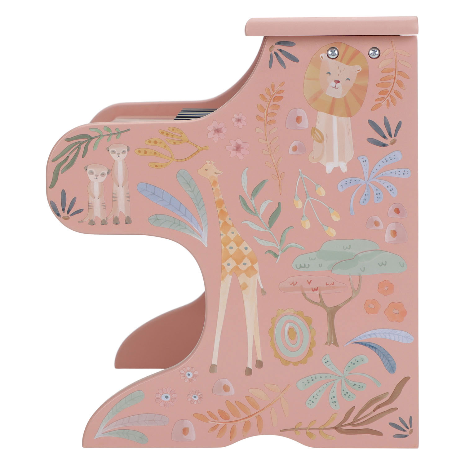 Little Dutch Houten Houten Piano Roze Safari Friends - FSC