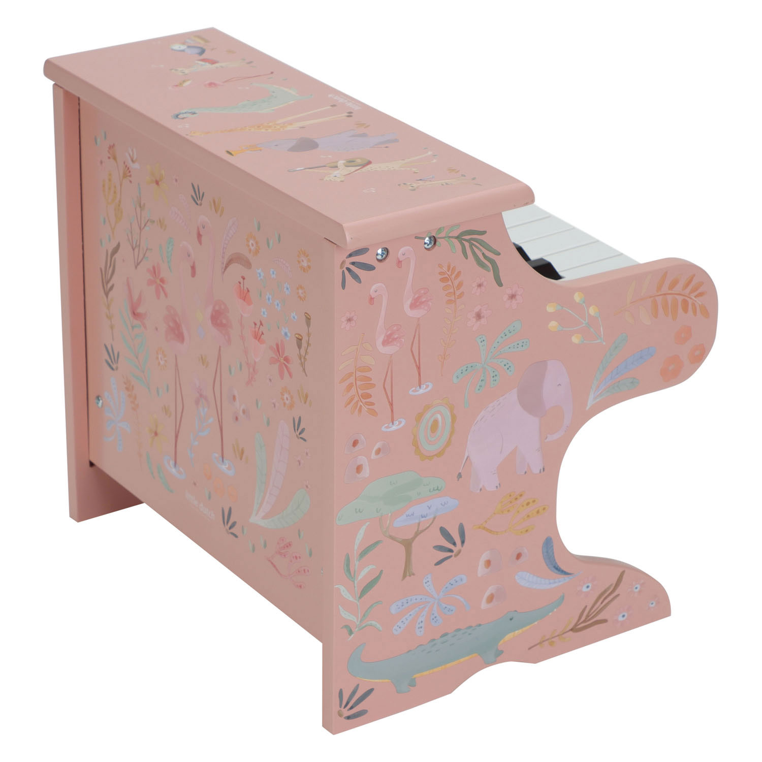 Little Dutch Houten Houten Piano Roze Safari Friends - FSC